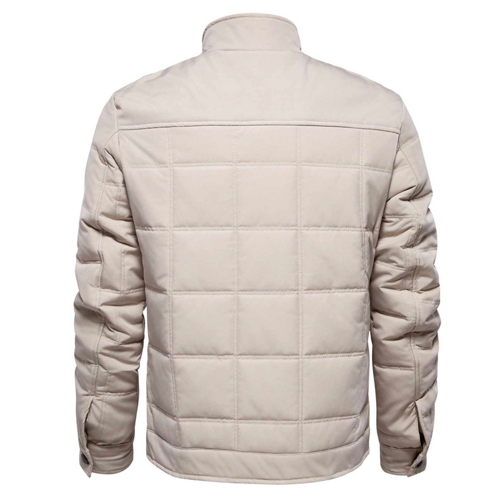 Men's Spring Autumn Winter Stand Collar Coat Jacket Casual Fashion Coat American Style Splicing Top Casual Jacket Chaqueta Térmica Hombre Plumifero Nieve Hombre