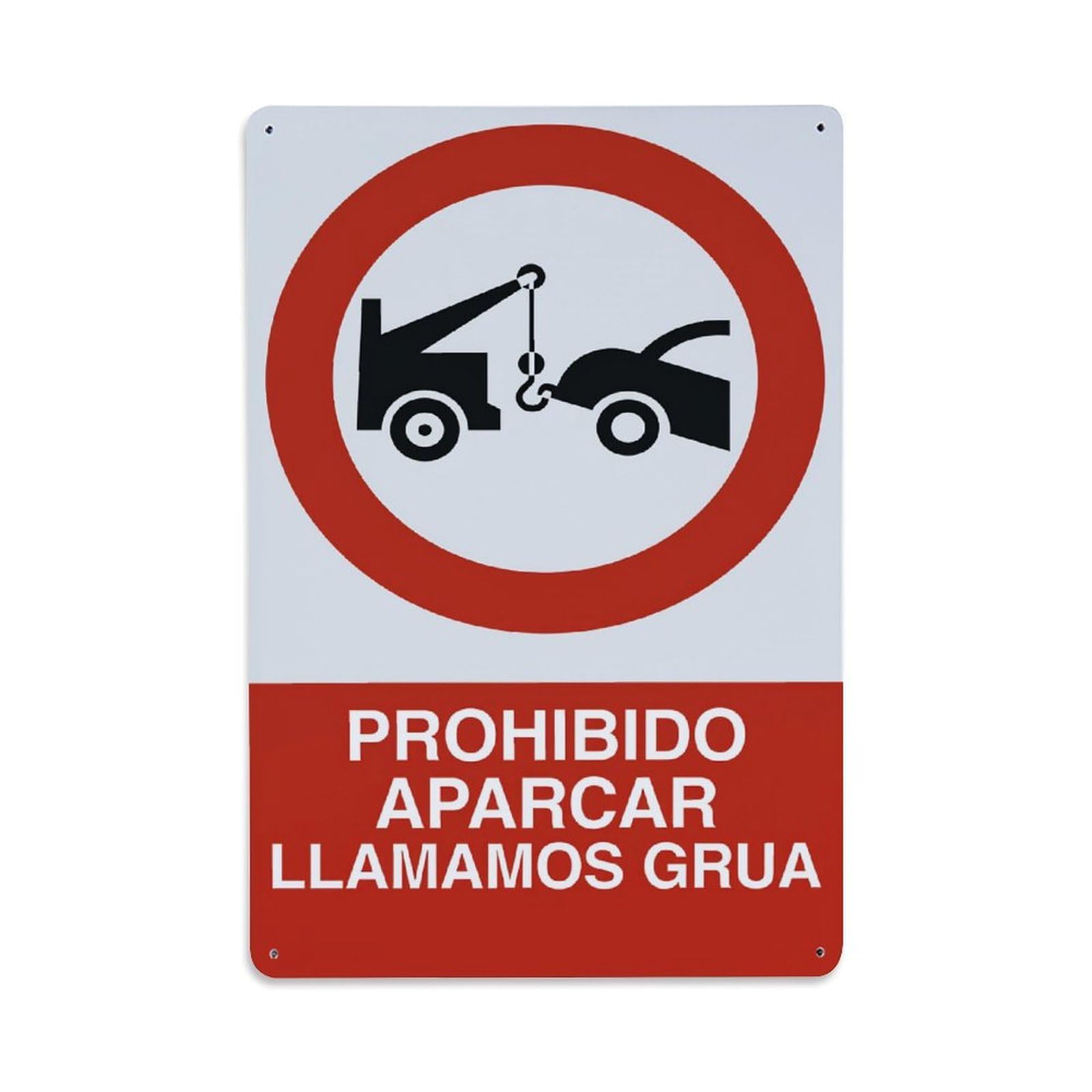 Lzwbntey Vintage No Parking We Call Tow Truck Metal Tin Sign Retro Wall Decor For Home Bar Garage Cafe, Indoor & Outdoor Decorative Metal Poster, 8X12 Inch