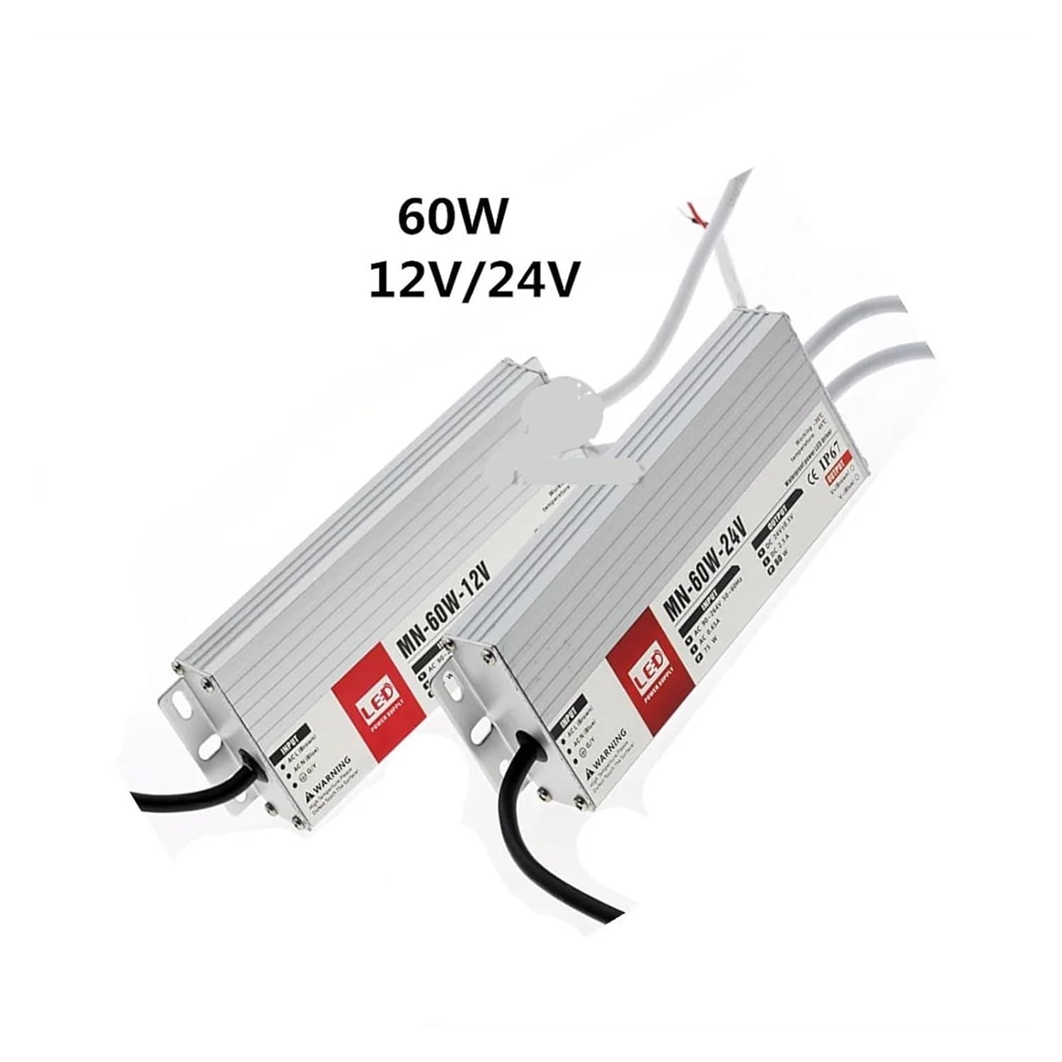 1 Pcs LED Driver DC12V 24V IP67 Outdoor Light Waterproof Lighting Transformer 12V Power Supply 10W 20W 30W 45W 60W 100W 200W 300W(150W,12V)