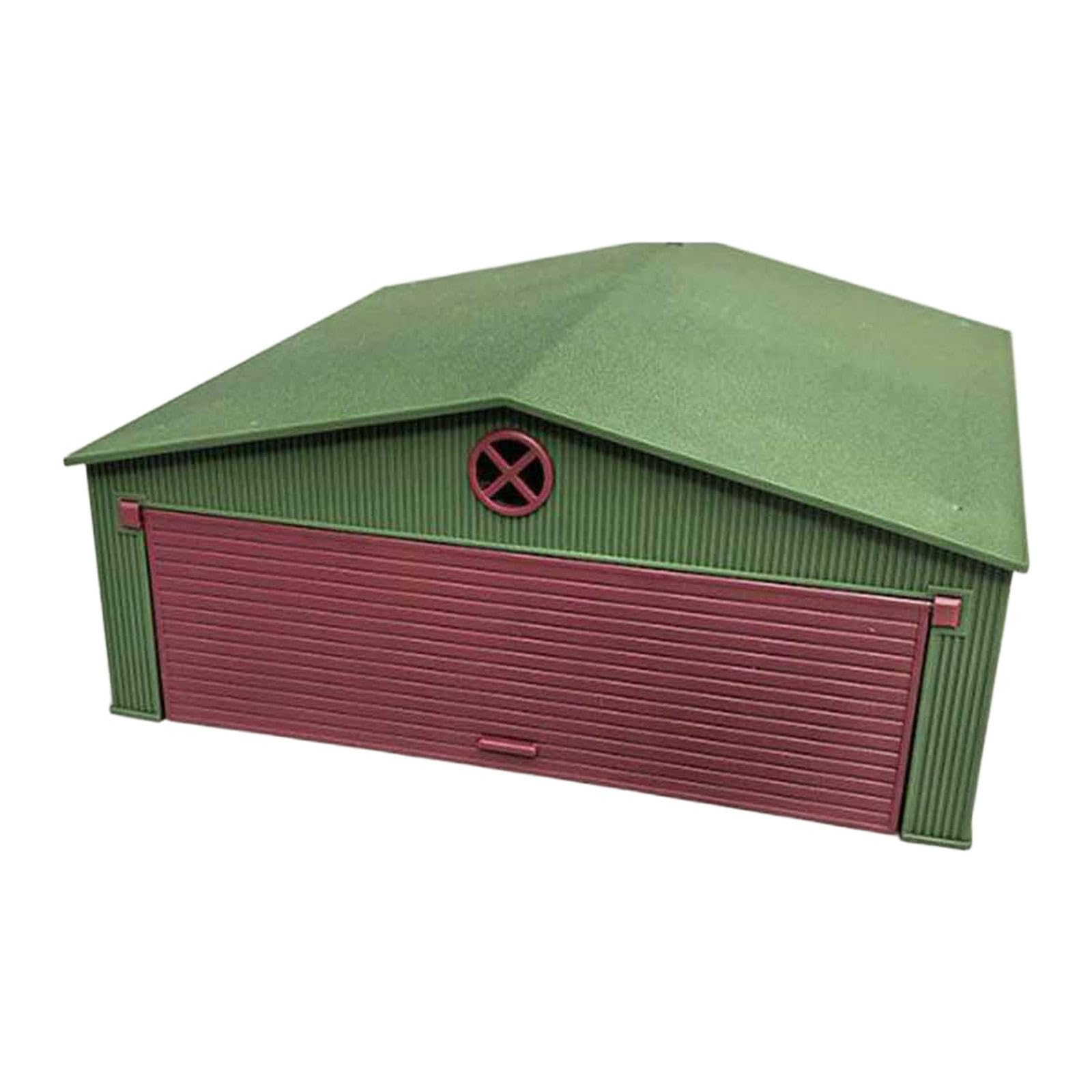 1:72 Scale Airfield Hangar Kit Sturdy Multifunctional Fighter Model Display Base Compatible with Most 1:72 Aircraft Models Airport Hangar Accessories for Airplane Model Collections, Green
