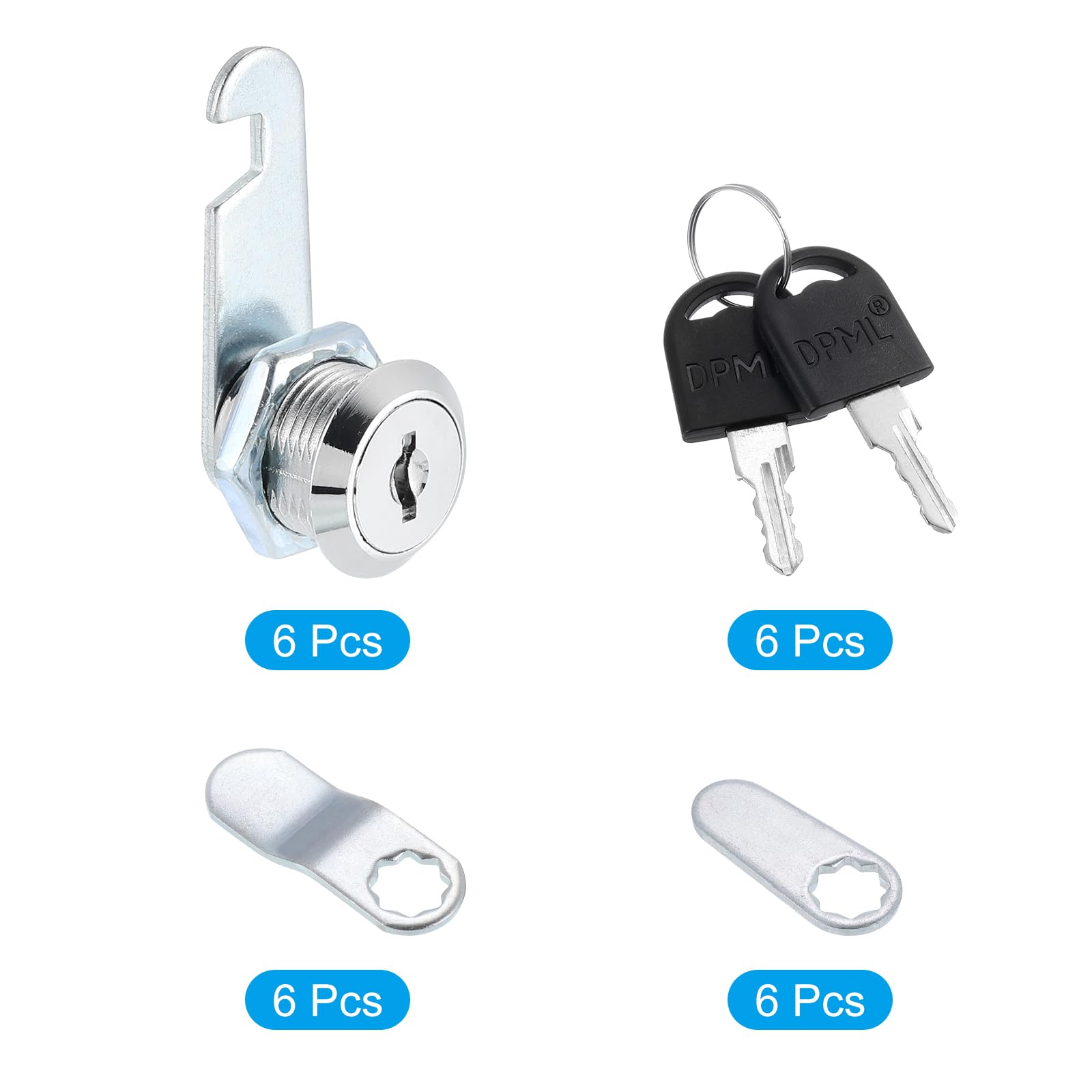 PATIKIL 5/8" Cabinet Cam Locks - Image 3
