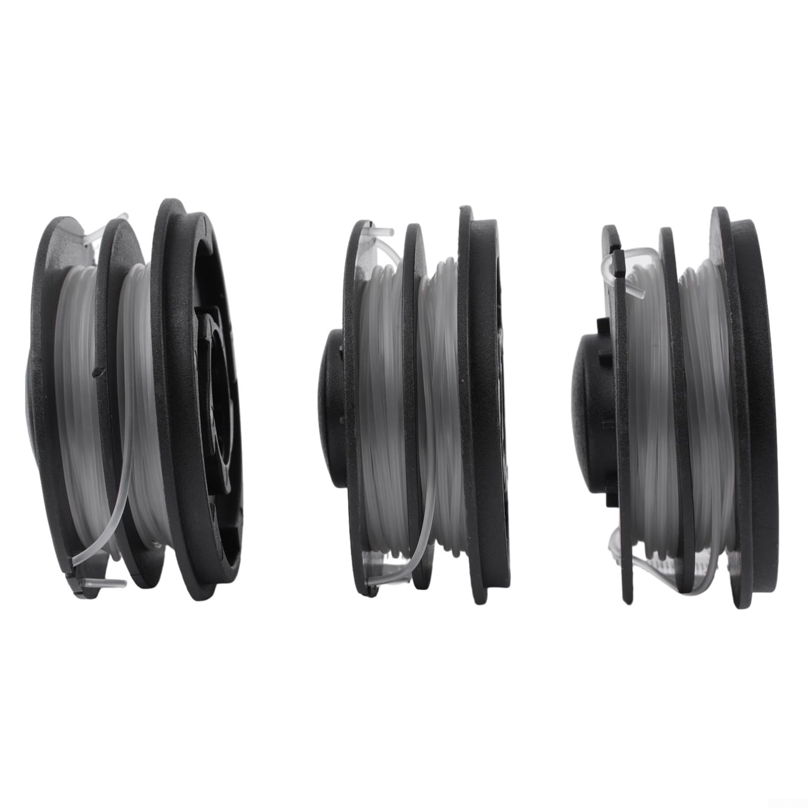 FUBESK Carretes de doble hilo para recortadora de césped – Bobina de repuesto de doble línea para ALDI, compatible con PWR400DGTA, PWR550GT (15 piezas)