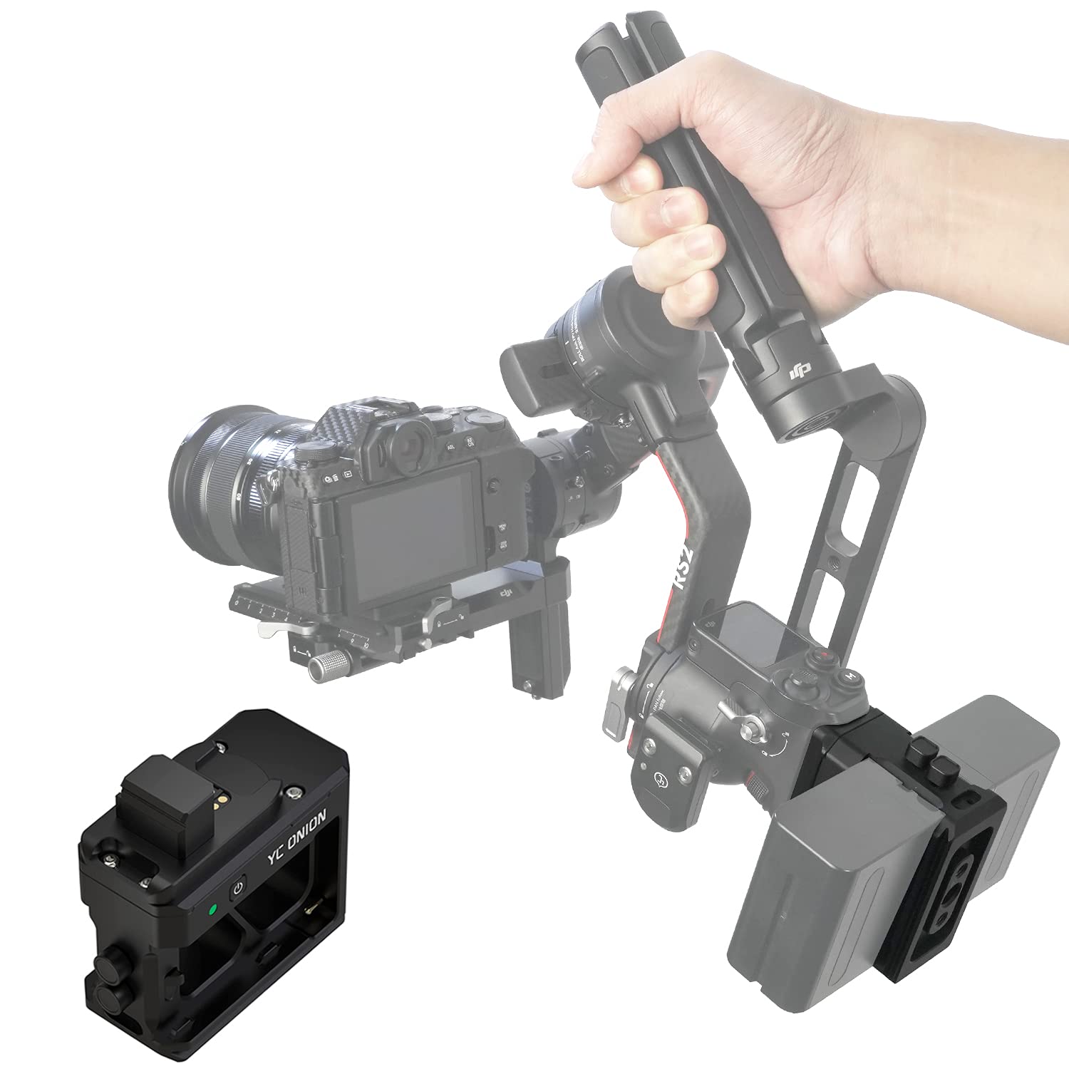 YC Onion Motorized Camera Slider Camera Rail with APP Control Carbon Fiber