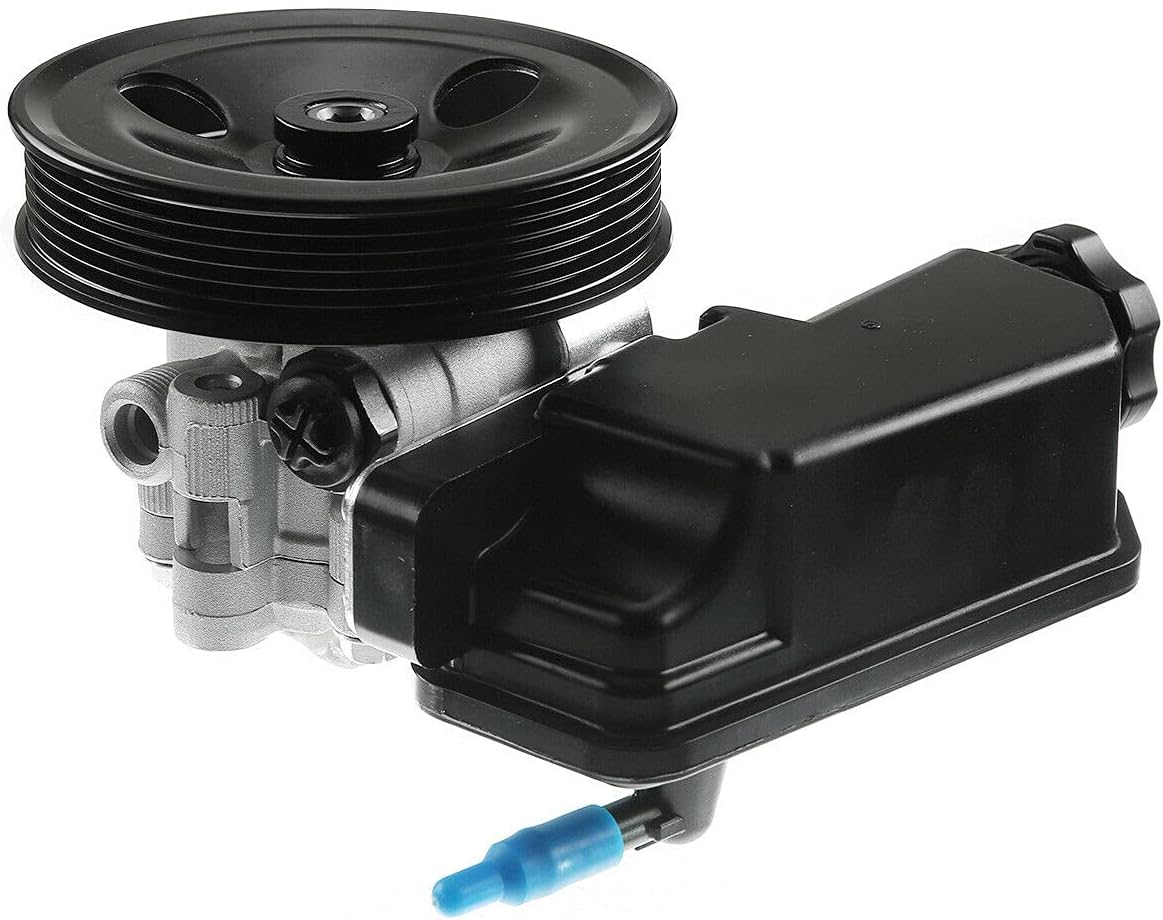 Power Steering Pump with Pullet Reservoir Compatible with Laramie SLT ST 3.7L 4.7L 52855186AH