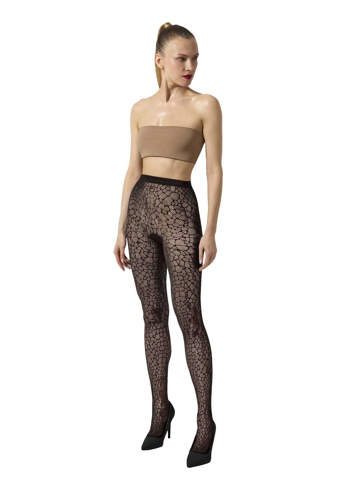 Wolford Netzstrumpfhose für Reptilien für Damen