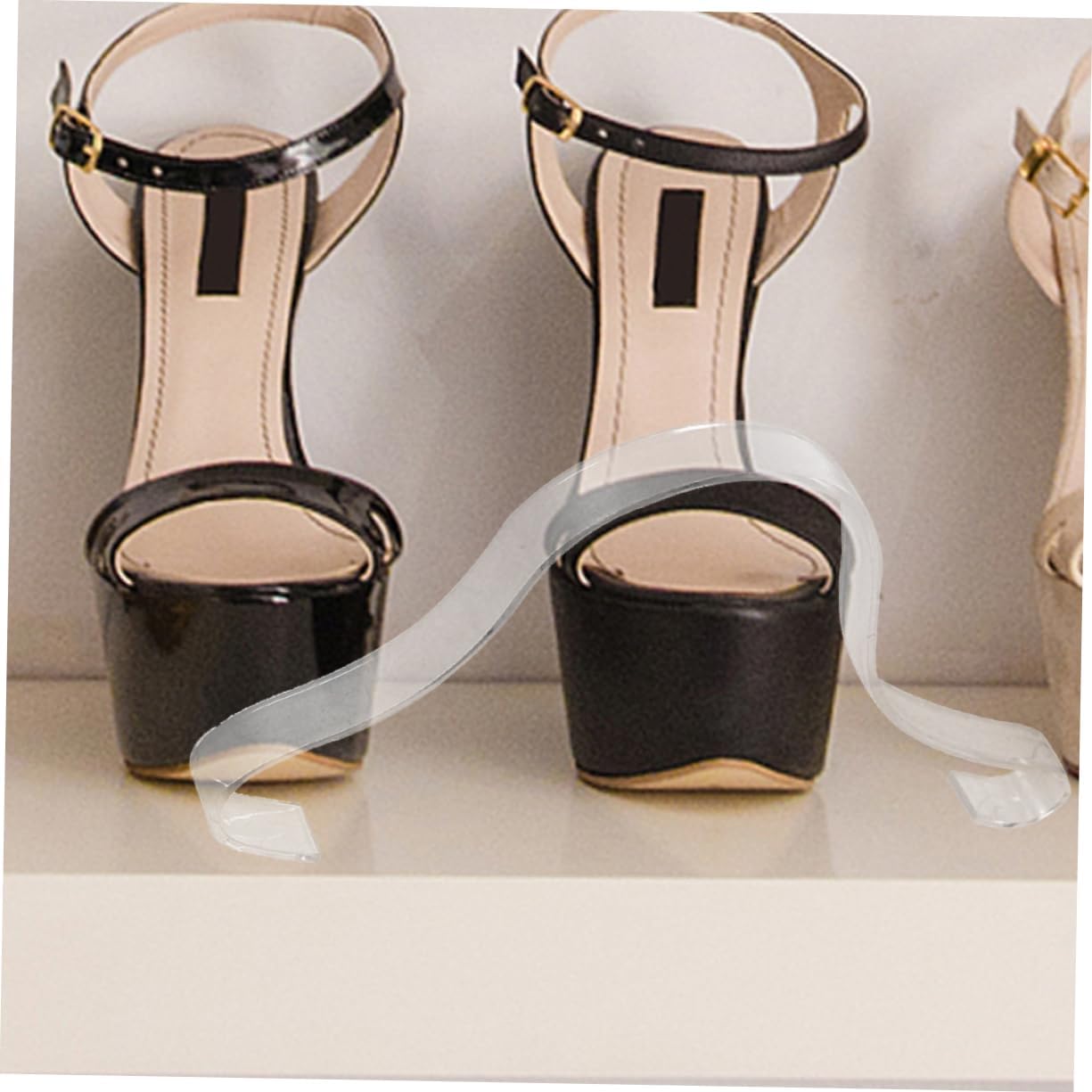 Zerodeko 20pcs Shoe Inserts for Summer Sandals Thickened Organic Support Holders Shoe Display Stand for Women High Heel Organizer for Store Use