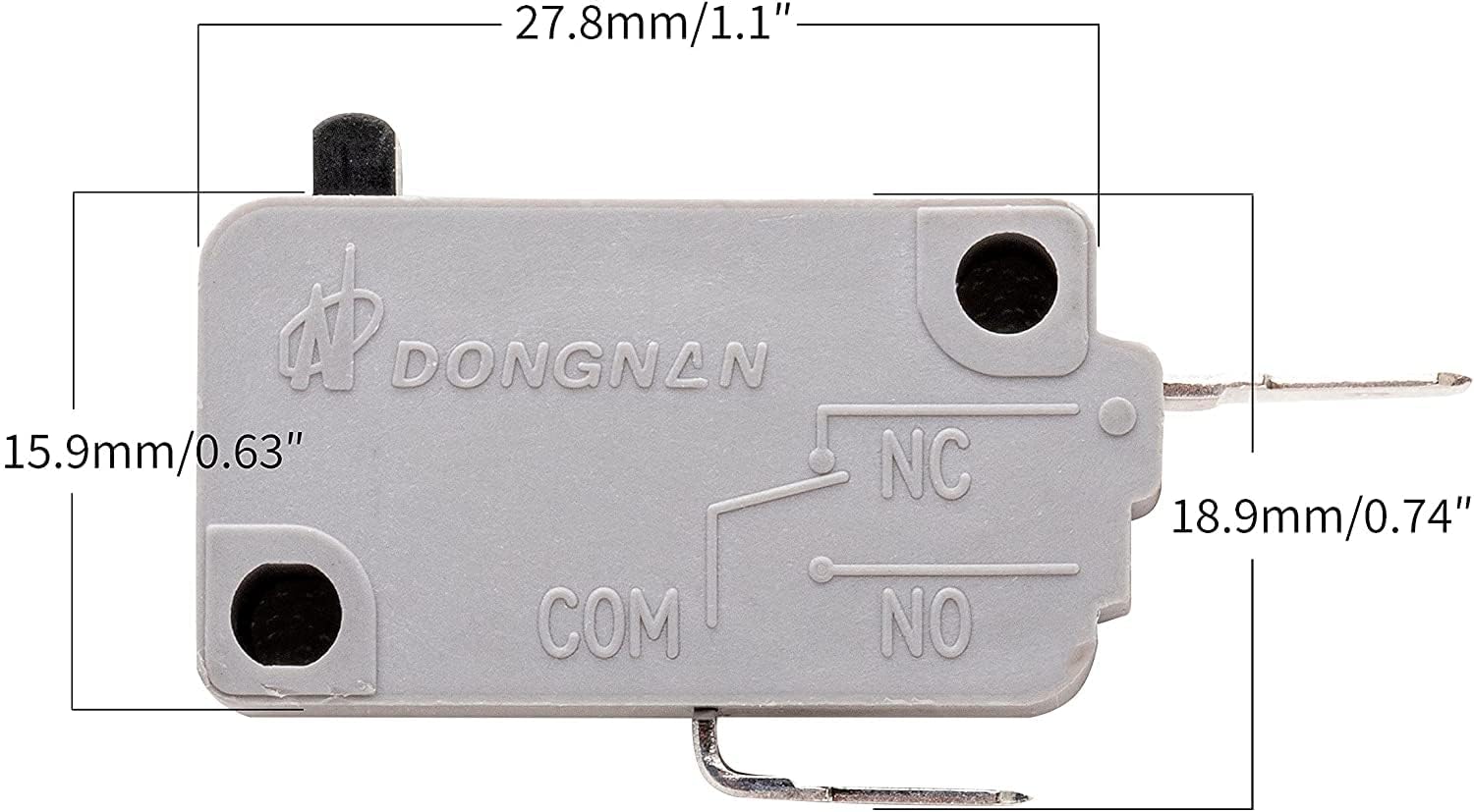 KW3A Microwave Oven Door Switch 16A 125V/250V Door Interloc (2 Normally Open and 1 Normally Close)