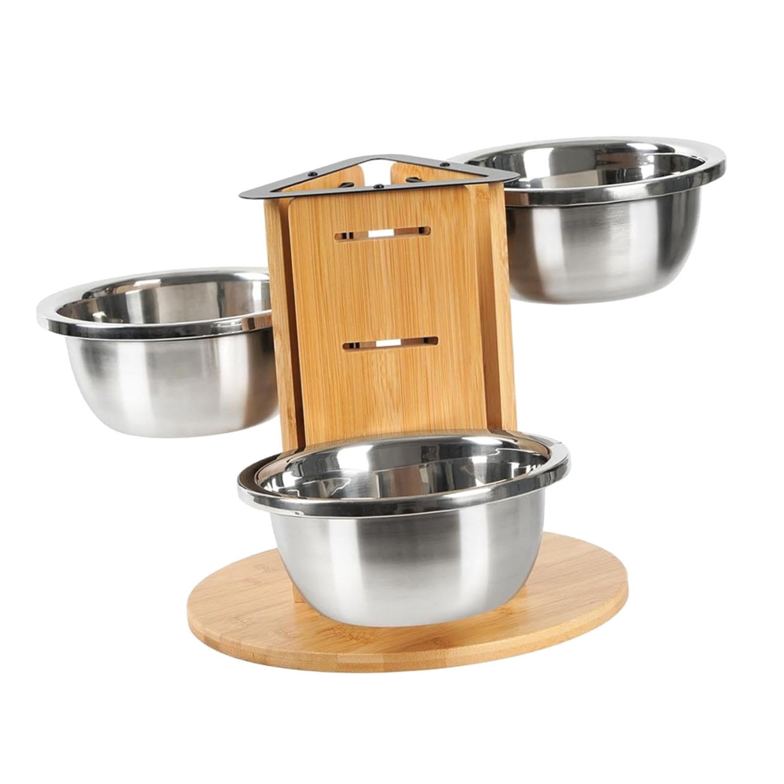 Comederos para Perros con Soporte de Madera, Fáciles de, Suministros para Mascotas, Comedero para Mascotas