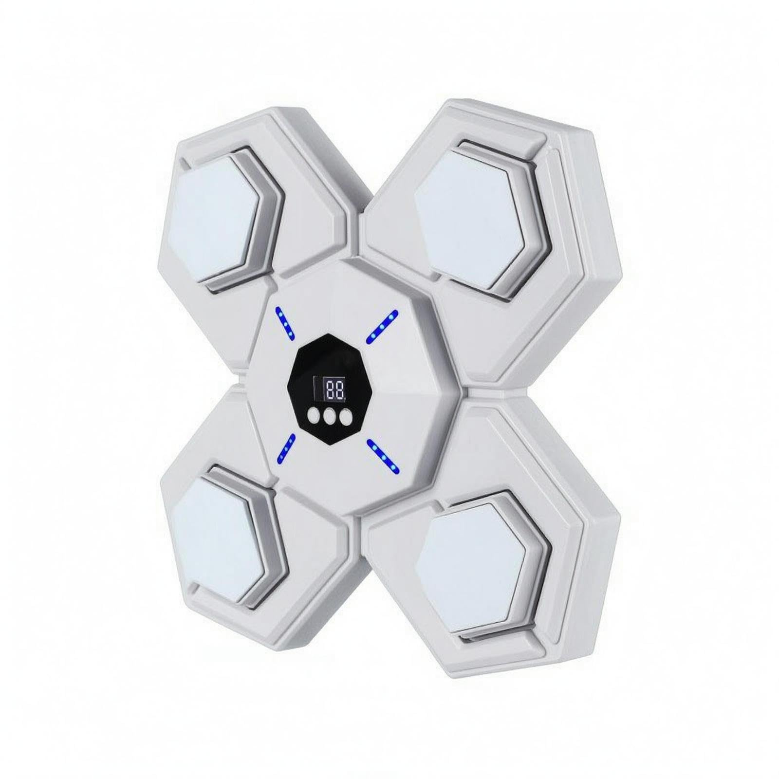 Wall-Mounted Boxing Target Replenishable Smart Boxing Target Digital Display Punching Machine Blue Adult-image-9