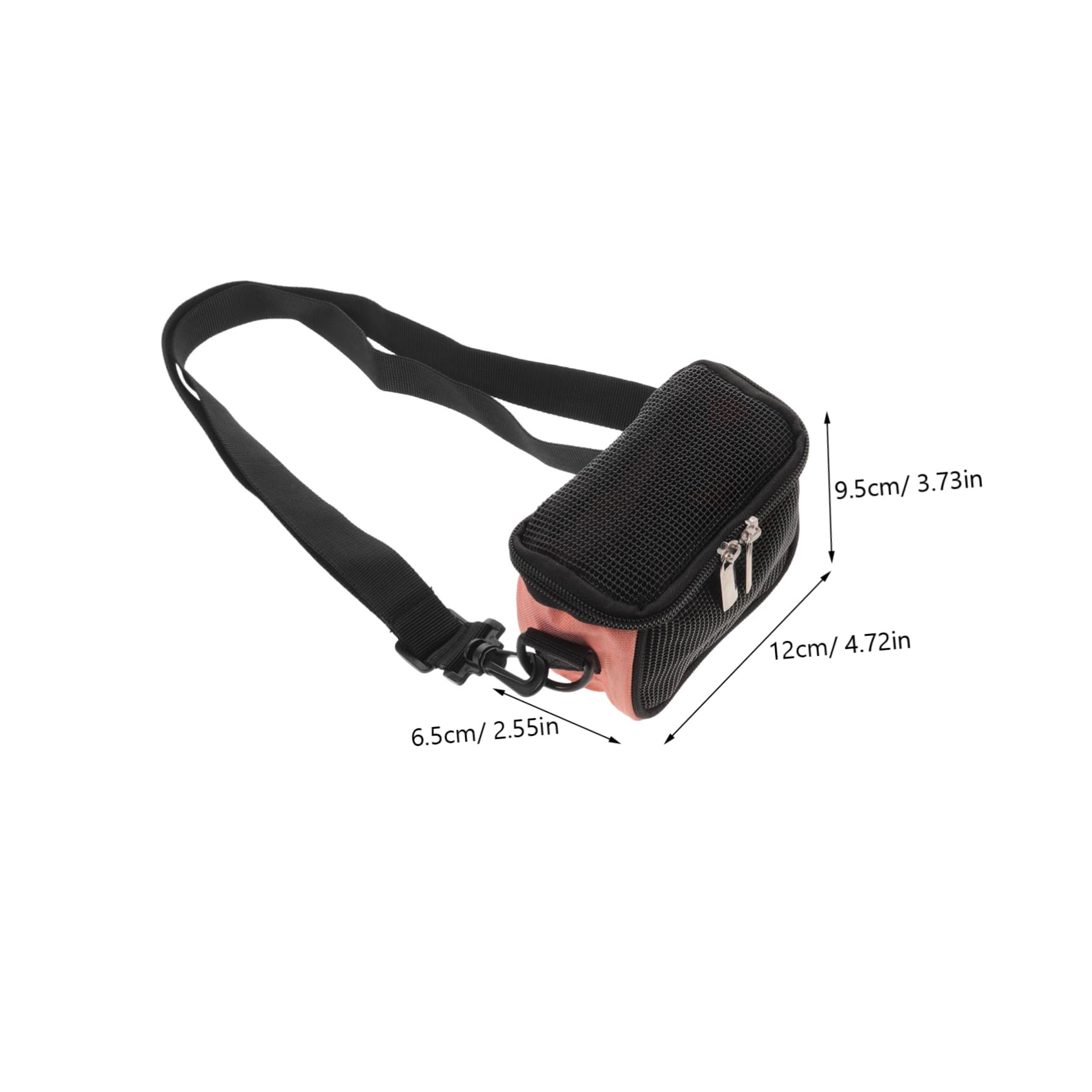 Mikikit 1pc Hamster Takeaway Bag Oxford Cloth Pet Sling Carrier Small Pet Carrier Orange Hamster Baskets Carrying Bag