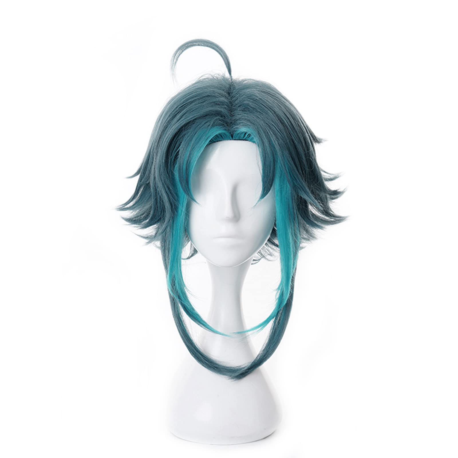 Amazon.co.jp: コスプレウィッグ 原神 げんしん 護法夜叉 魈 ショウ 