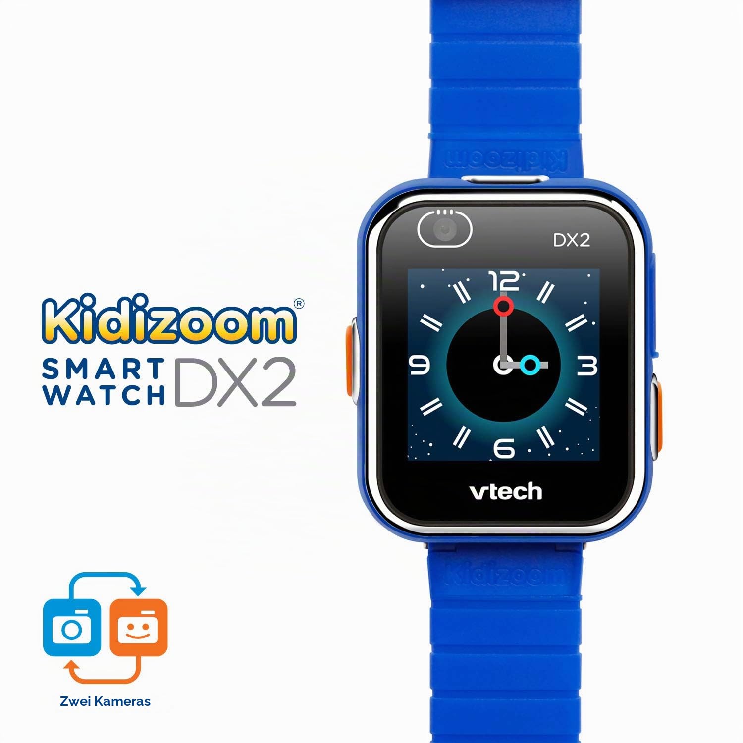 Vtech 80-193804 Kidizoom Smart Watch DX2 blau Smartwatch für Kinder Kindersmartwatch