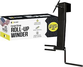DC Cargo Mall Ratchet Strap Winder - Flatbed Strap Roller - Efficient 4 Inch Strap Winder for Flatbed Trailers - Convenient Storage Solution Used in Trucks, Trailers, Vans, Docks, Warehouses