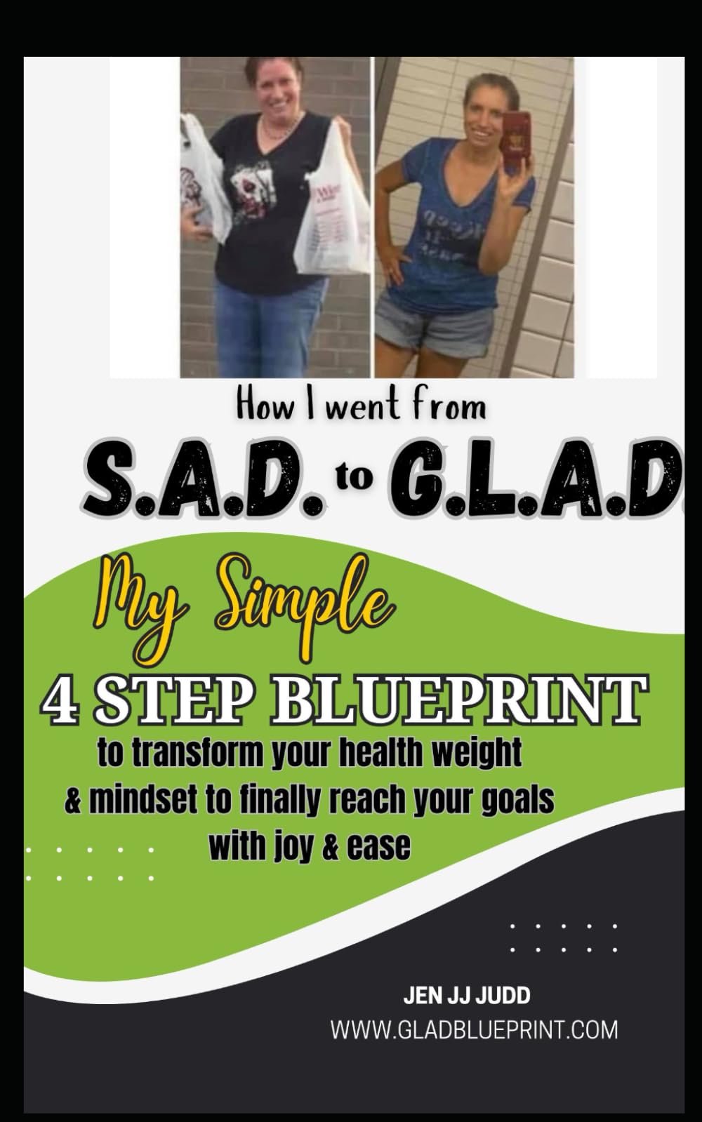 How I Went From SAD to GLAD: My Simple 4 Step Blueprint to Transform your Health, Weight, Mindset & Reach Your Goals with Joy & Ease