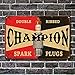 Vintage Metal Tin Signs Retro Garage Signs For Men Wall Decorations Old Car Shop Posters Oil And Gas Station Sign Man Cave Decor 5 Pces 8×12 Inch