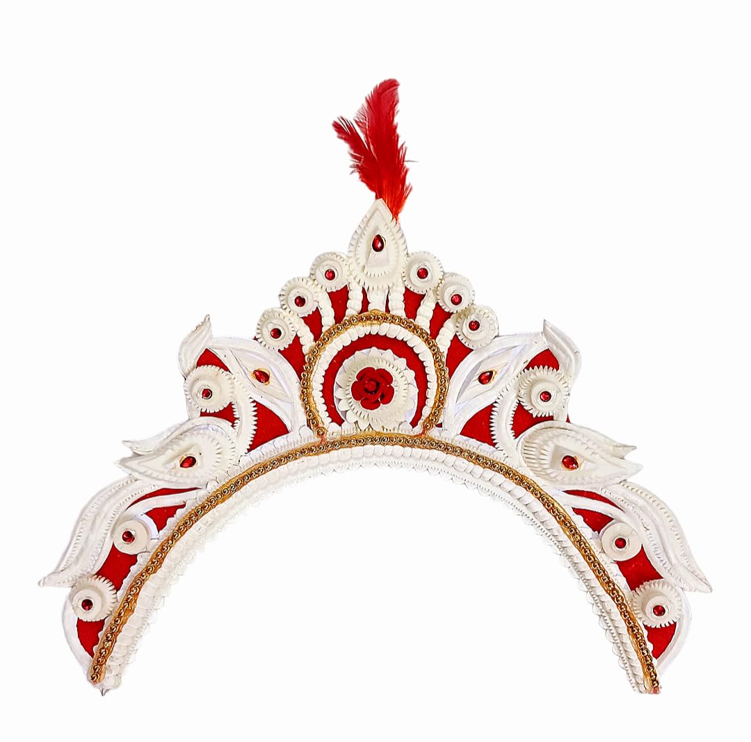 BengCraft Bridal Wedding Crown Hair Accessories for Bride Marriage and Wedding, Bengali Shola Biyer Mukut Traditional Design (B0C5MXBW6T) Amazon Price History, Amazon Price Tracker
