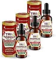 Kit Com 03 - Tri Própolis (Verde, Vermelha e Marrom) Em Gotas 20ml Flora Nativa