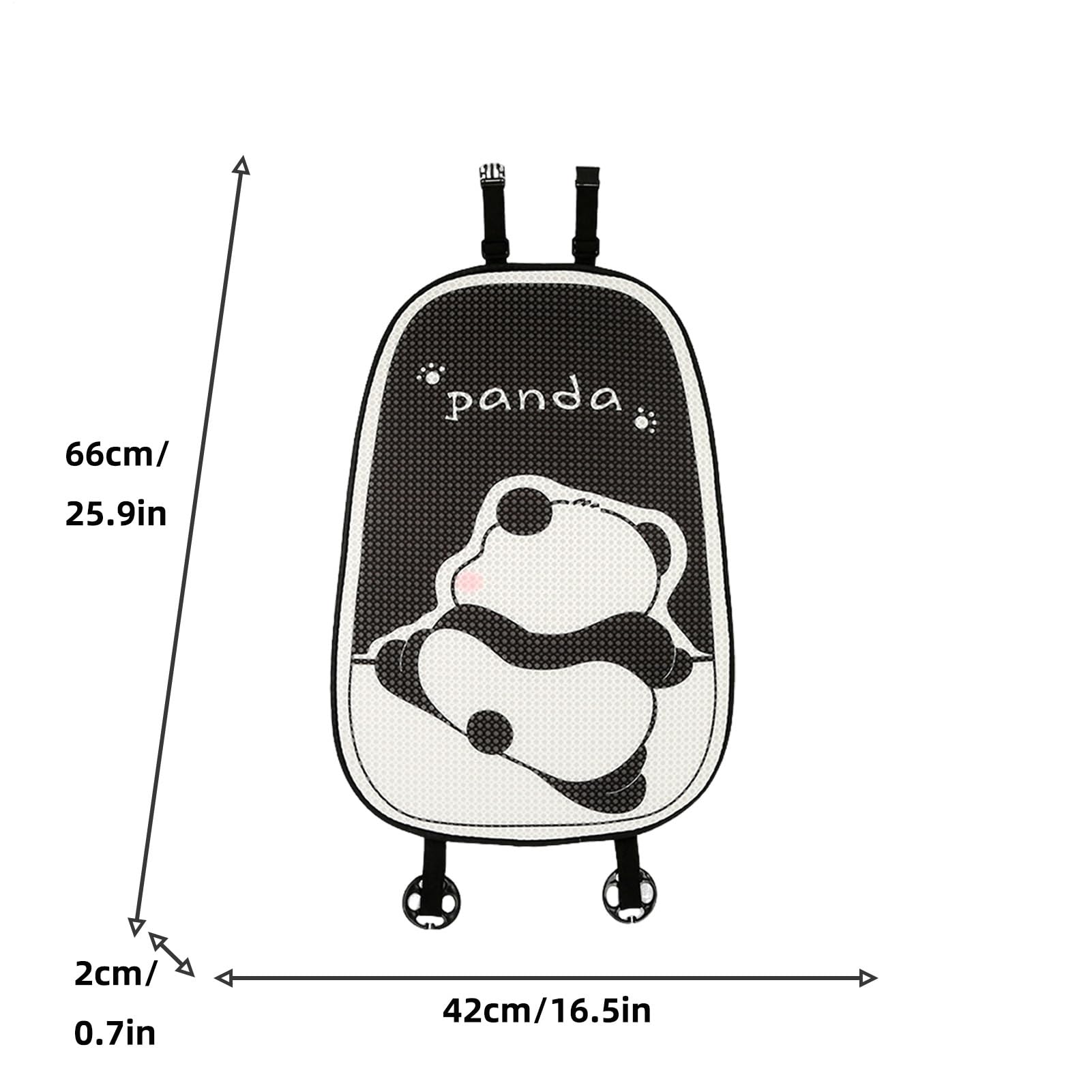 Coussin cervical Panda Repos - Coussin de voiture doux de 40 cm, Appui