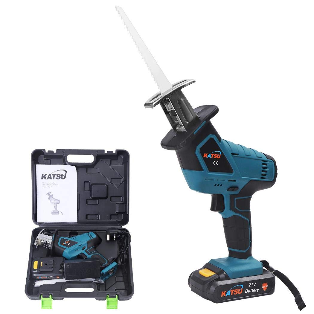 Buy KATSU Cordless Reciprocating Saw 21V, Battery Powered Mini Pruning