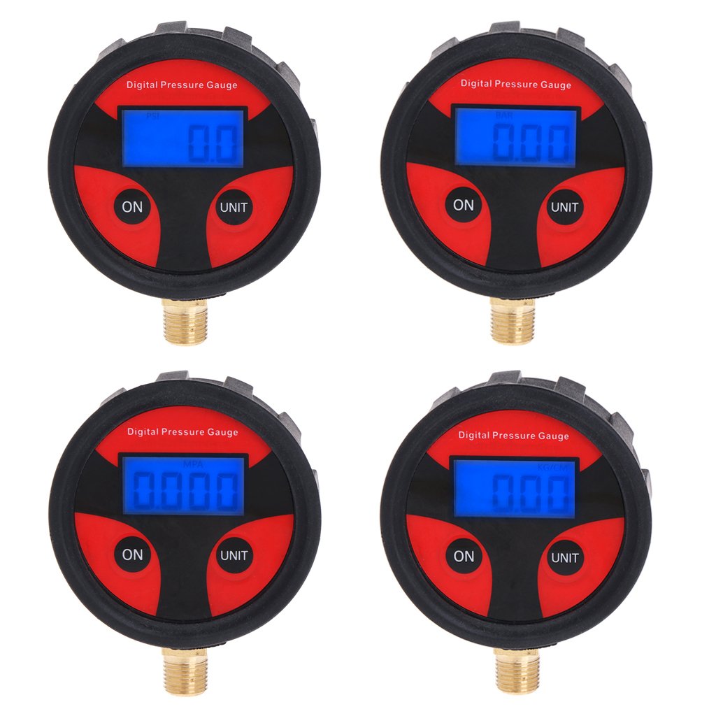 ATsafepro Manometro Per Pneumatici Per Auto 200 PSI Con Tubo Flessibile E Display LCD Retroilluminato Manometro Digale Per Auto Camion SUV - Foto 7