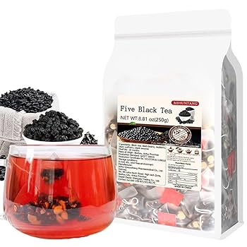 Amazon.com : Wu hei tea 8.81oz (5g×50packets) Five black tea
