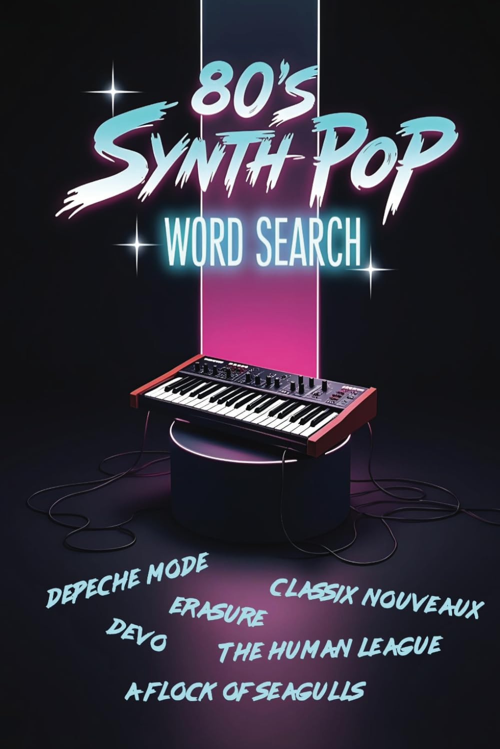 80s Synth Pop Word Search: A Fun Puzzle Book for Fans of 1980s Synthpop, New Wave and Retro Music