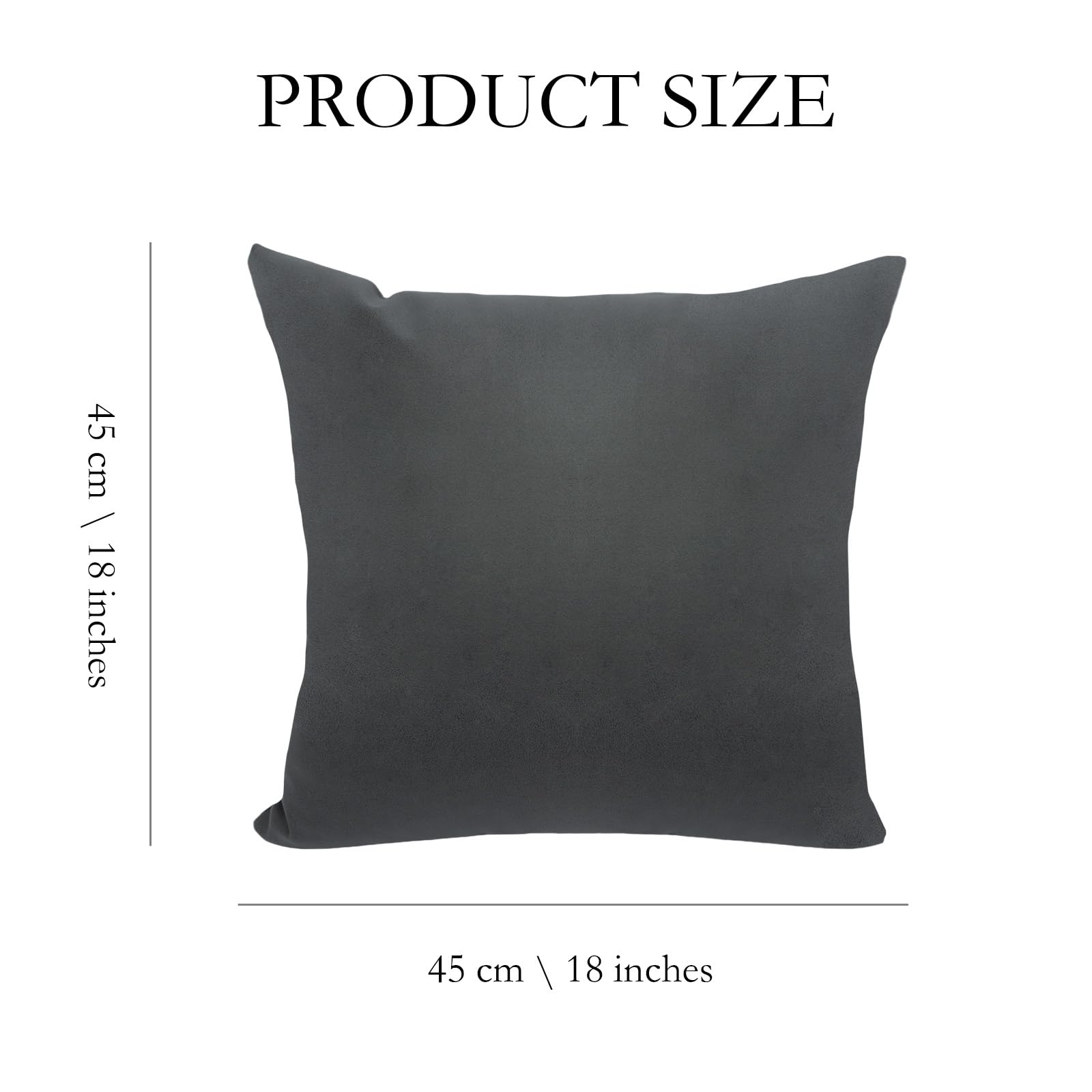 JOTOM 2 Pezzi Federe Cuscini Divano 45x45cm Copricuscini Per Divano in Lino Grigio Blu Decorativo Copricuscini Cuscino Caso Decorazione per la Casa Federe per Divano Soggiorno Letto (Grigio Blu