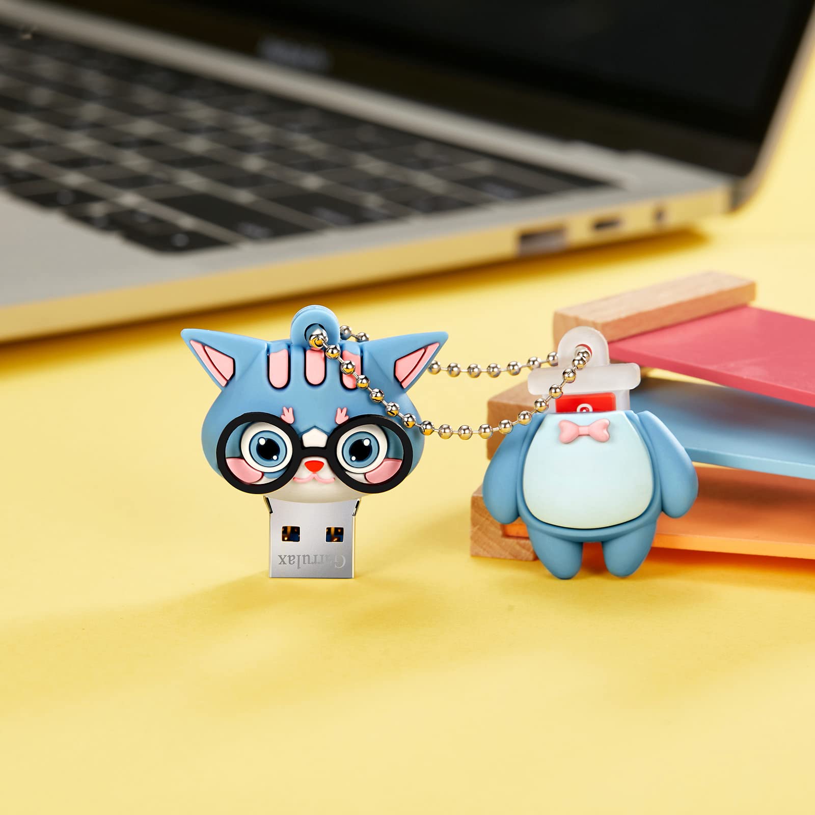 Garrulax Clé USB, Premium Imperméable Clé USB2.0, 16 Go / 32Go Cles USB Lovely Style Diamant Stockage De Données Haute Vitesse Mémoire Stick Pendrive