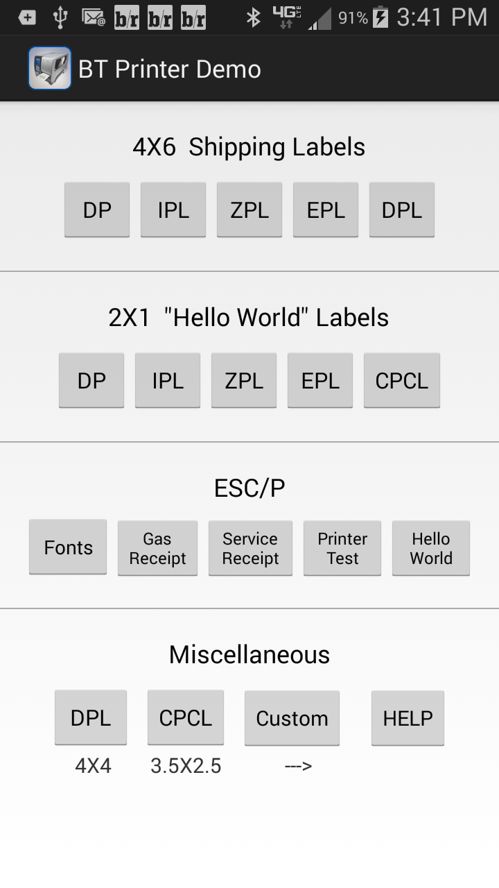 Intermec Printer Demo - App on Amazon Appstore
