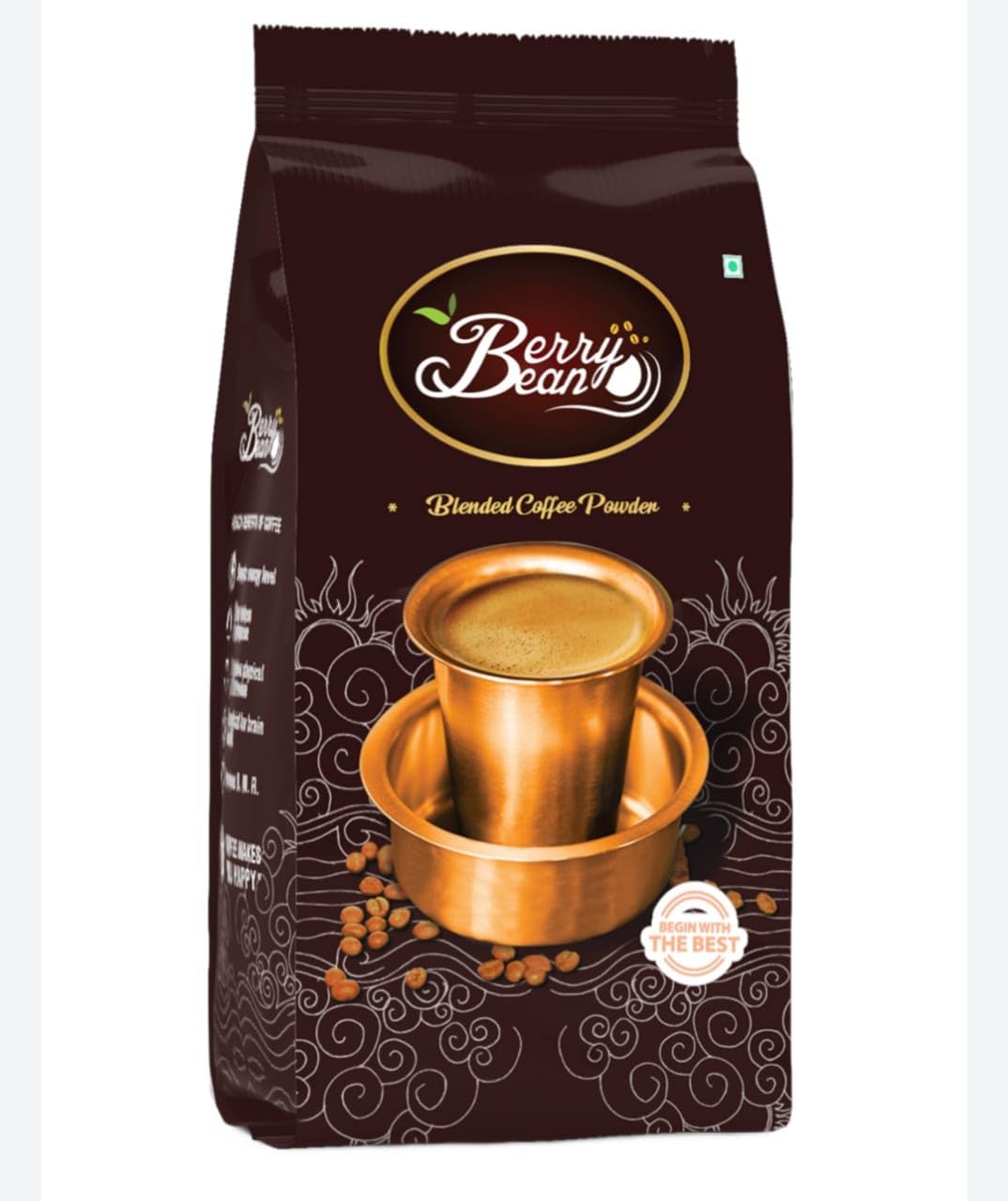BerryBean Blended Coffee Powder | Rich Aroma & Smooth Taste | Premium Coffee Blend | 100% Pure & Freshly Packed (500gm)-image-27