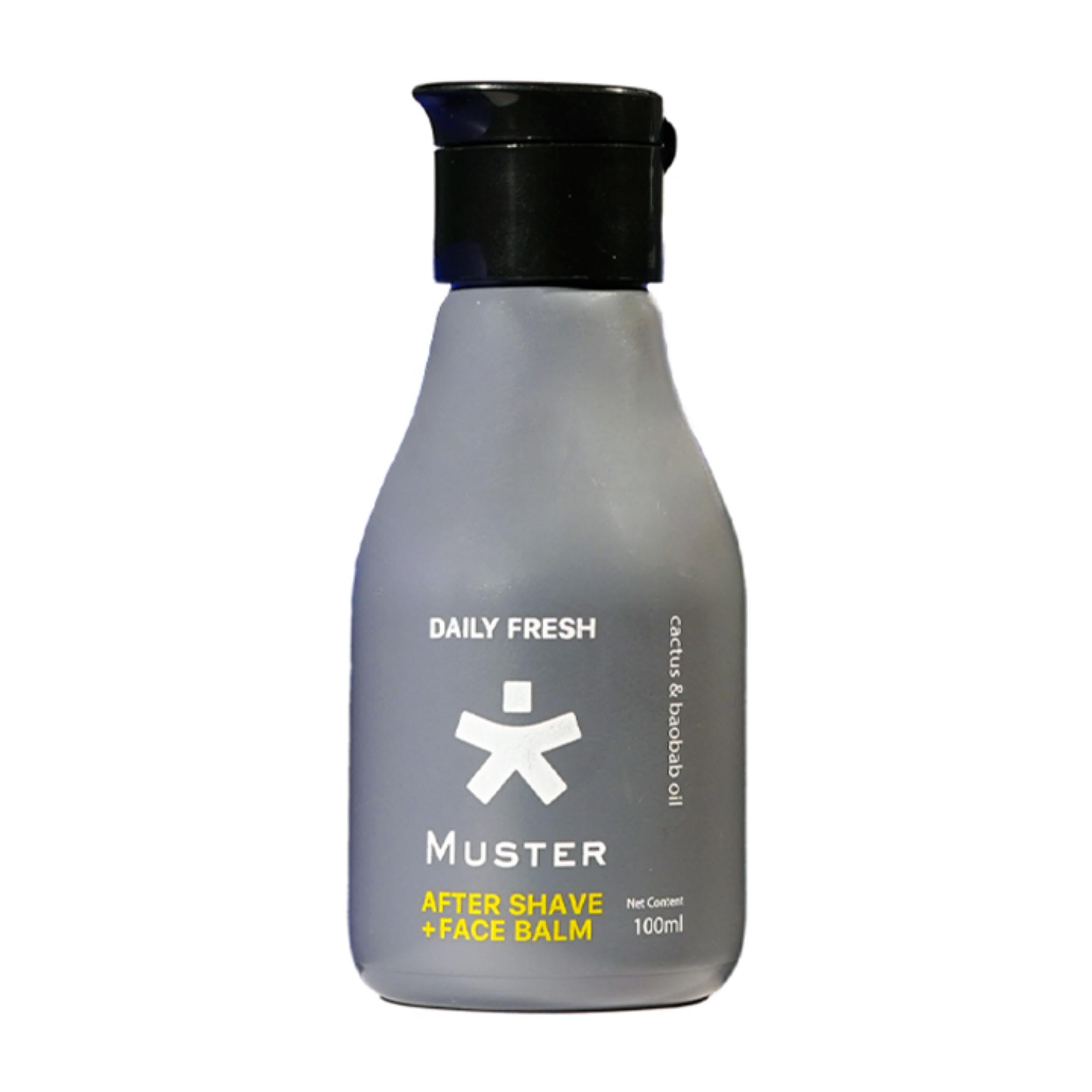 Muster Daily Fresh After Shave Face Balm for Men | 100 ml | Alcohol-Free | Post Shave Moisturizer | After Shave & Post Shave Lotion | Hydrates & Soothes | Cactus & Baobab Oil | Antioxidant-Rich