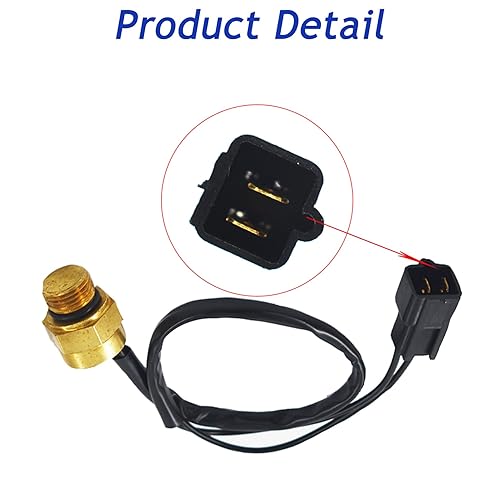 Miniatura 2 de Silscvtt Sensor de interruptor térmico para ventilador de radiador para Polaris Sportsman Scrambler Xplorer Xpedition ATP Ranger Sportsman