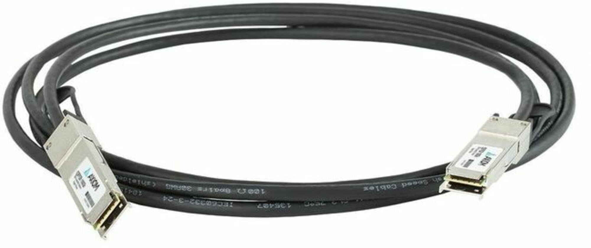 Axiom Memory - SFNDAAFF100G003MAX - Axiom - 100GBase-CR4 Direct Attach Cable - QSFP28 to QSFP28-10 ft - twinaxial - Passive