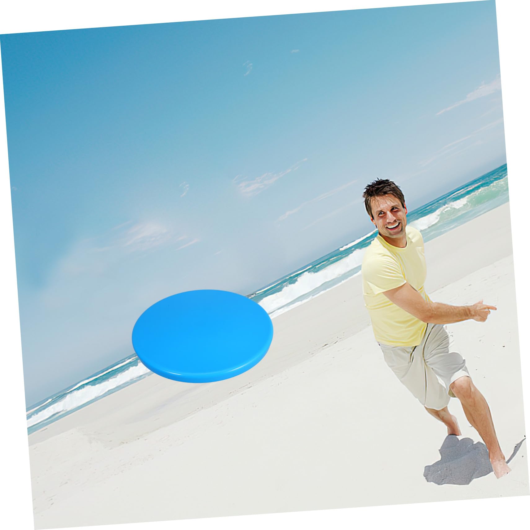 SUPVOX Set Dischi da Golf Leggero in PE e TPE con Putter Centrale e Distanza per Gioco All'aperto Adatto a Ragazzo Ragazza e Adulti, per Partite di Disc Golf
