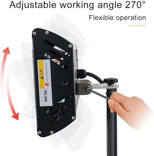 Miniatura 5 de DATOUBOSS Lámpara de cocción de pintura infrarroja 2000w Secador de secado de pintura de onda corta Lámpara de secado de pintura infrarroja con