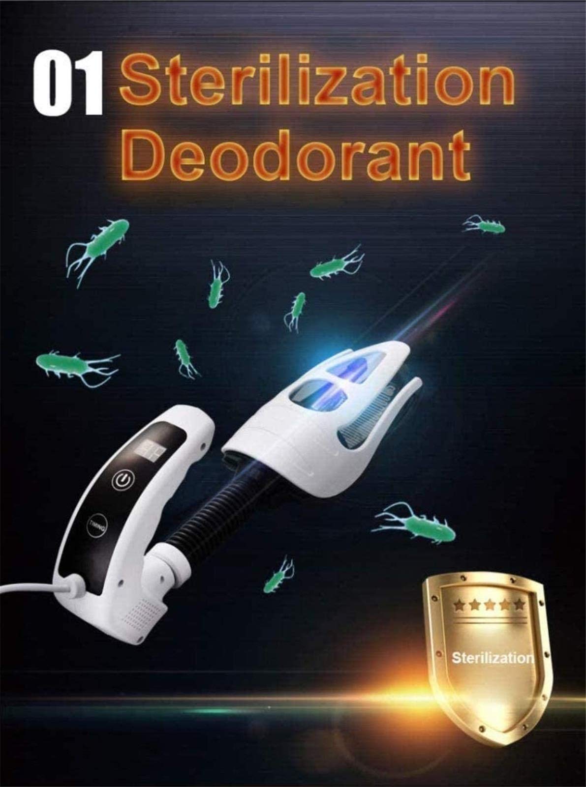 Asciuga scarponi Asciugascarpe,Asciugascarpe elettrico portatile Asciugascarpe Asciugascarpe Asciugascarpe Scaldascarpe Riscaldatore per stivali con schermo a LED Timer Interruttore tattile Asci