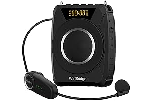 20W Bluetooth Voice Amplifier with Wireless Microphone for Teachers: Amplify Your Voice Effortlessly