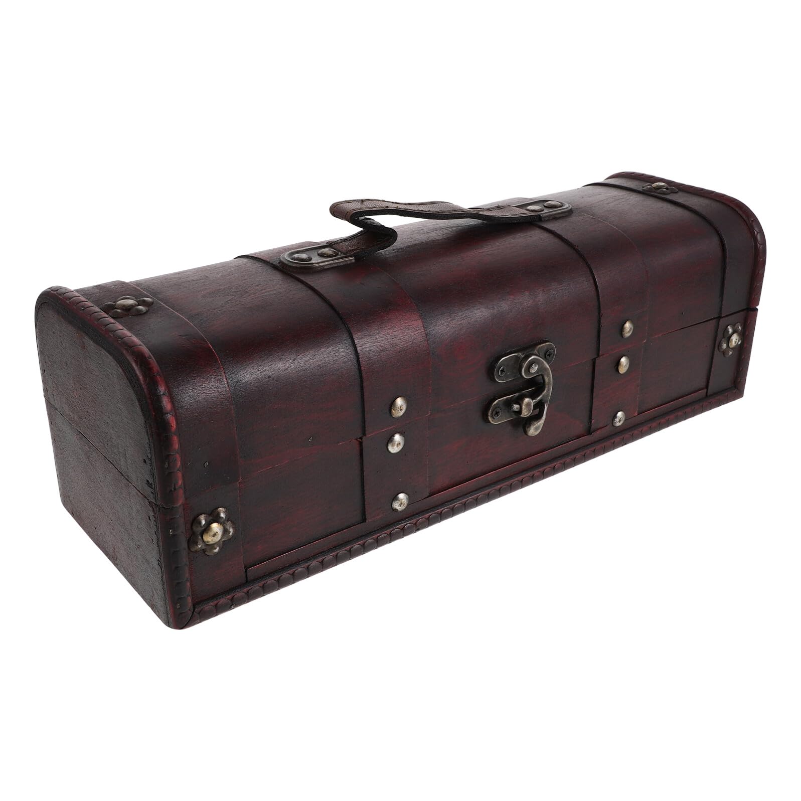 organizzatore di gioielli porta gioielli vintage scrigno del Organizzatore da scrivania rustico marrone