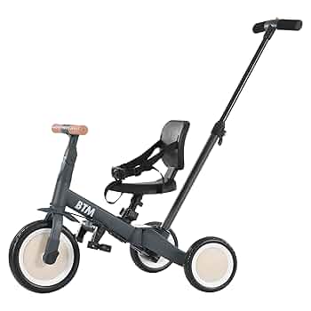 【美品】 BTM 三輪車　5in1 モランディブラウン 美品】 BTM 三輪車 モランディブラウン 5in1 - メルカリ