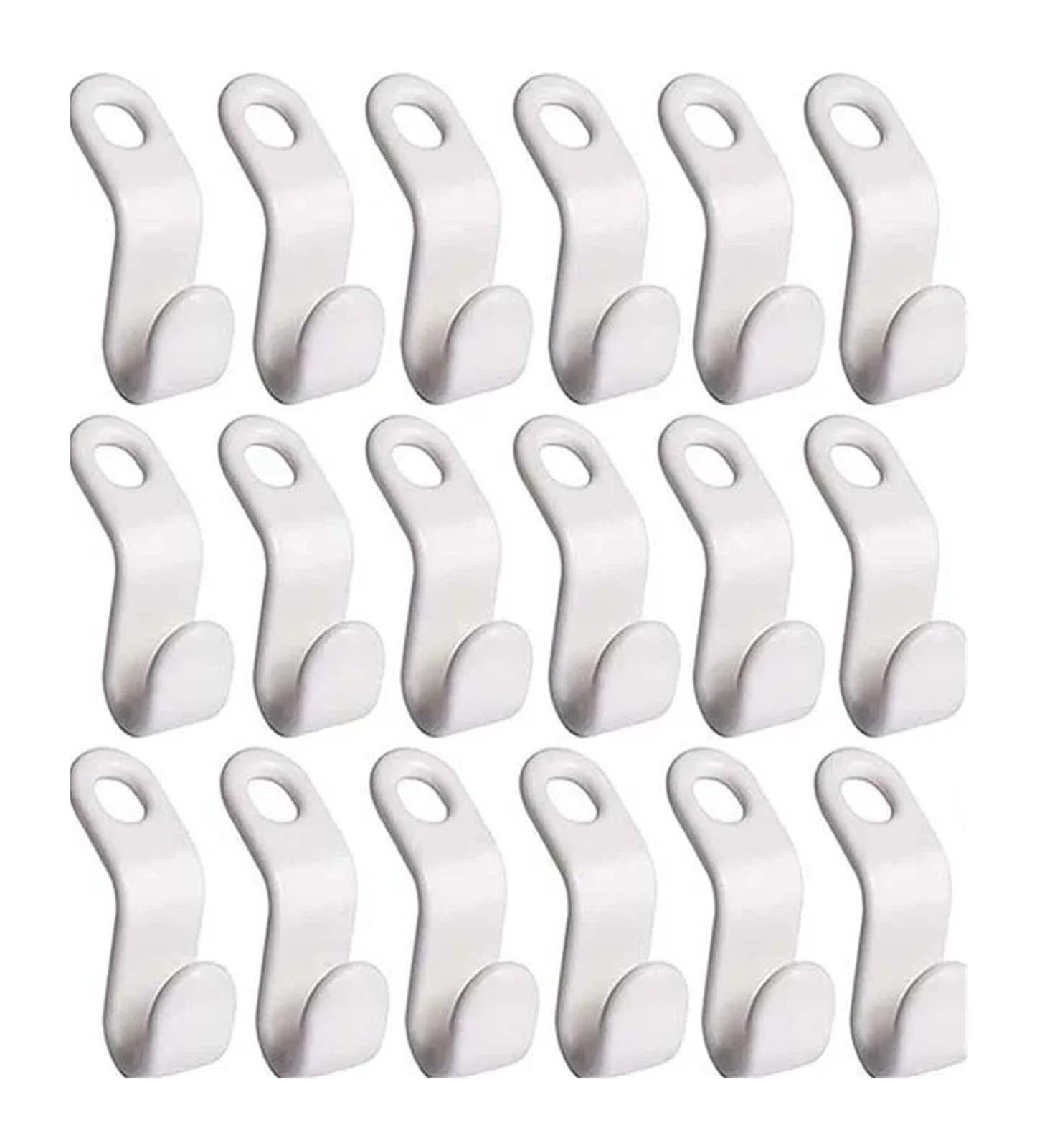 Clothes Hanger Connector Hooks 100pcs Multi function Clothes Hanger Connector Hooks Cascading Plastic Wardrobe Organizer Rack Holder Space Saving for Wardrobe Closet Organizer(White)
