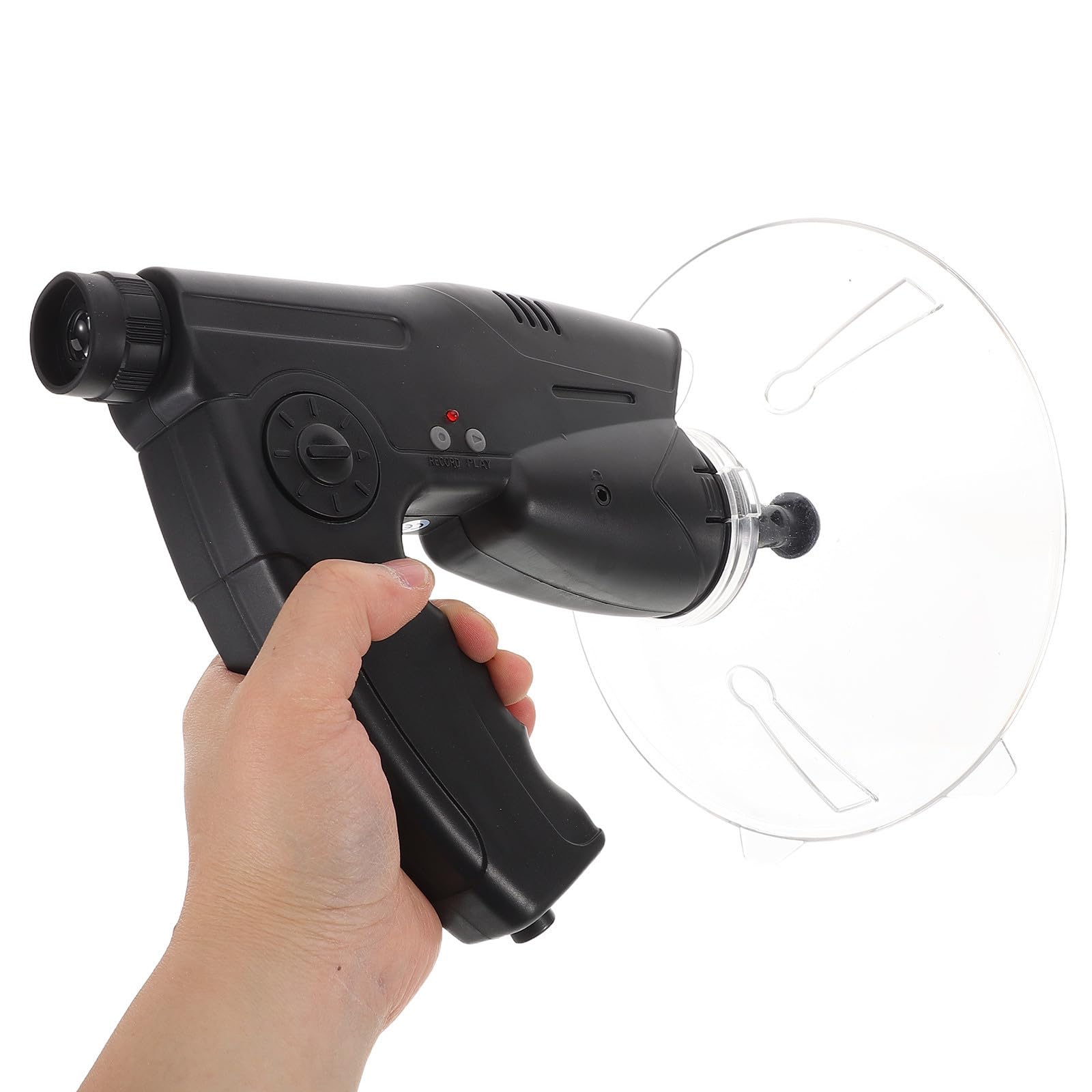 Gatuida Telescopio Monoculare 8x per Adulti in Abs Nero, Leggero e Portatile, Dispositivo di Ascolto Portatile per Birdwatching e Esplorazione della Natura