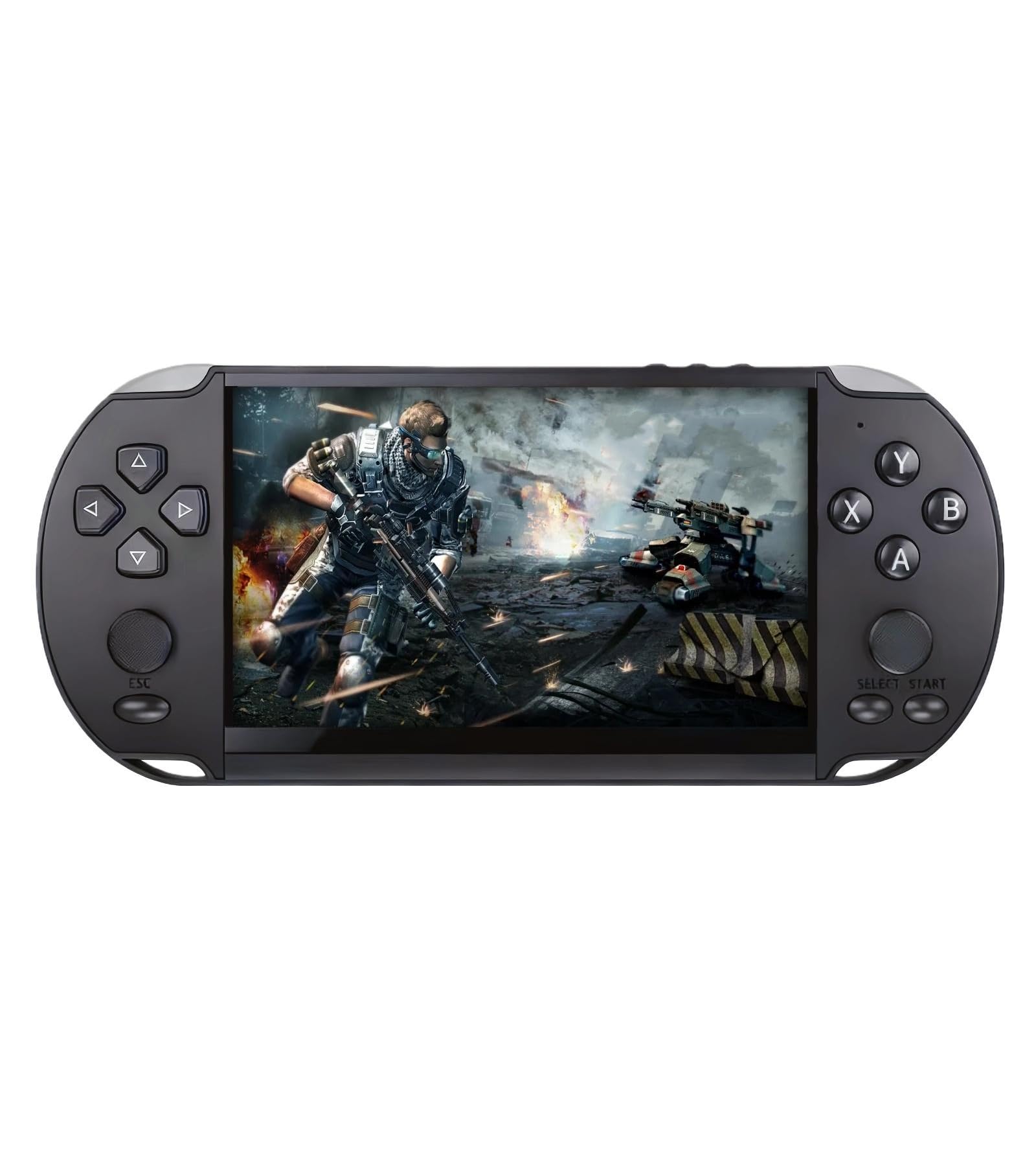 JXD Console Retrò Portatile 5.1 Pollici – 4000 Giochi Integrati, Supporta Video/Musica/E-book, Uscita TV, Batteria Ricaricabile – Regalo Perfetto