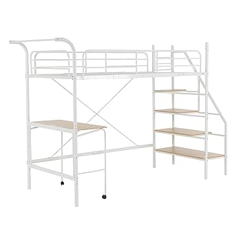 システムベット ロフトベッド コンセント付き デスク付きデスク移動でき二段ベッド Amazon｜システムベット ロフトベッド シングル コンセント付き