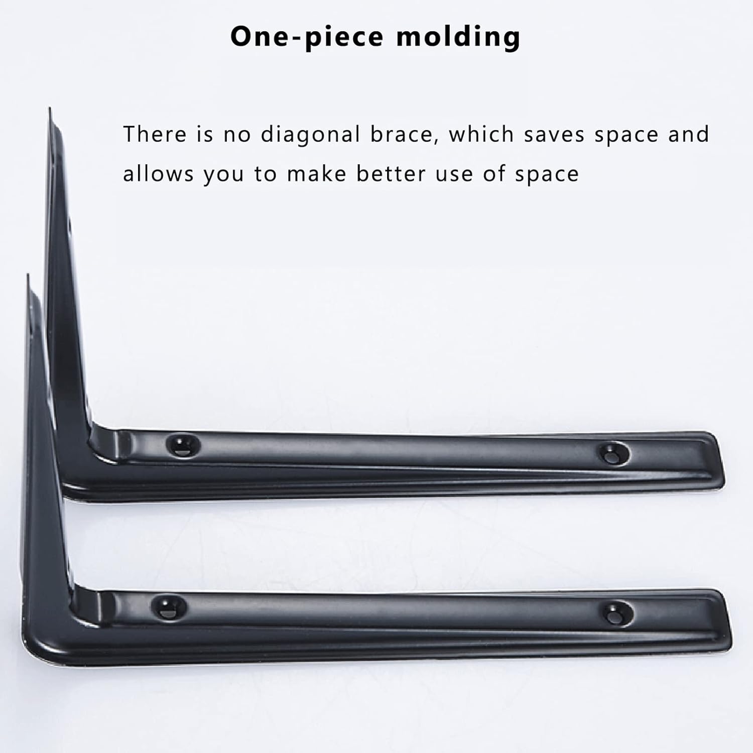 4 PCS Shelf Brackets,Heavy-Duty L Bracket Angle Support,Wall Mount Shelf,Floating Shelf Support Bracket Decorative Wall Brackets,for Table Work Bench Space Saving