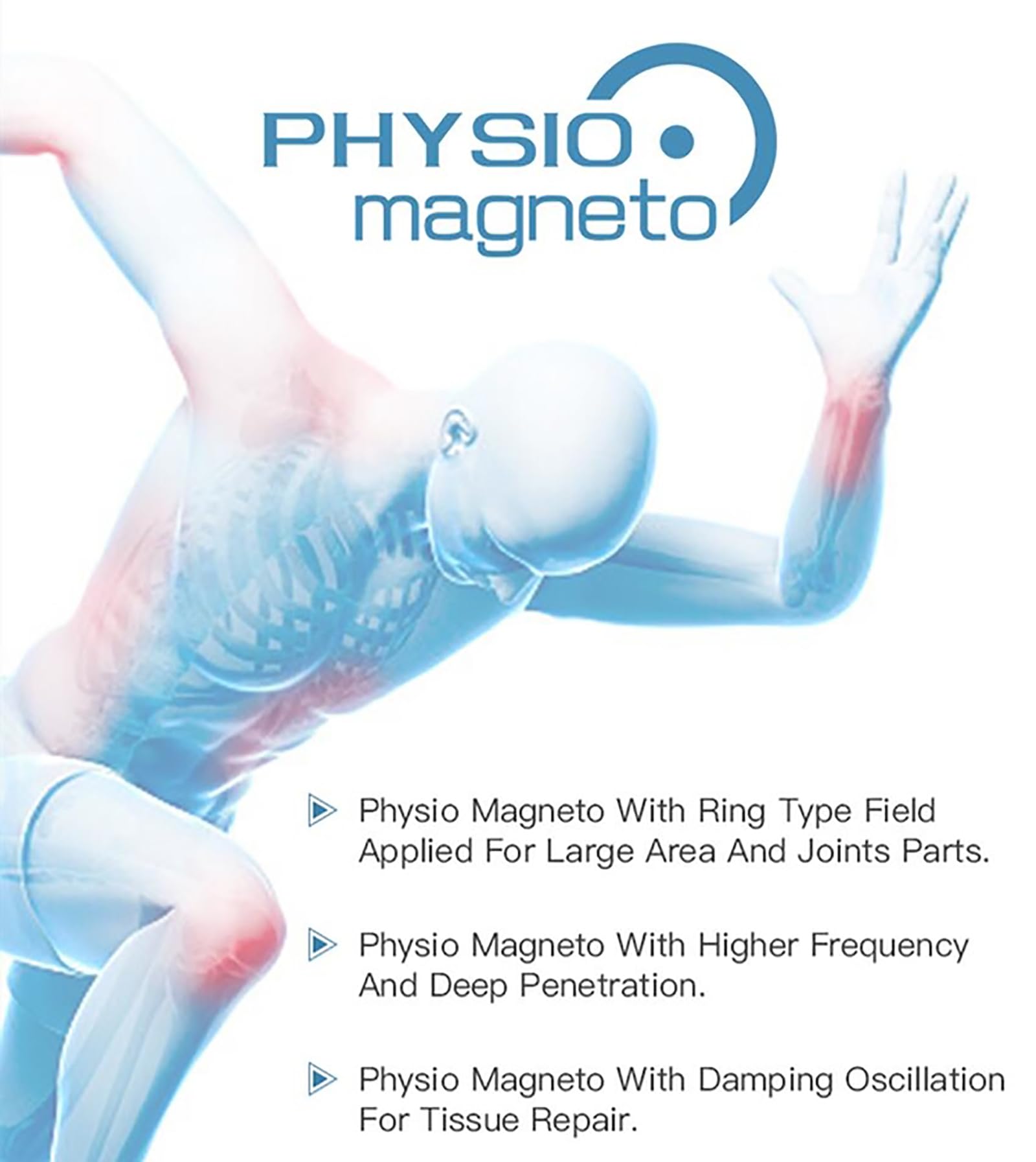Apparecchio per Magnetoterapia E Fisioterapia, Dispositivo per Terapia Riabilitativa Pulsata, per Infiammazioni Articolari, Infiammazioni Fasciali, Eliminazione del Gonfiore, ECC.