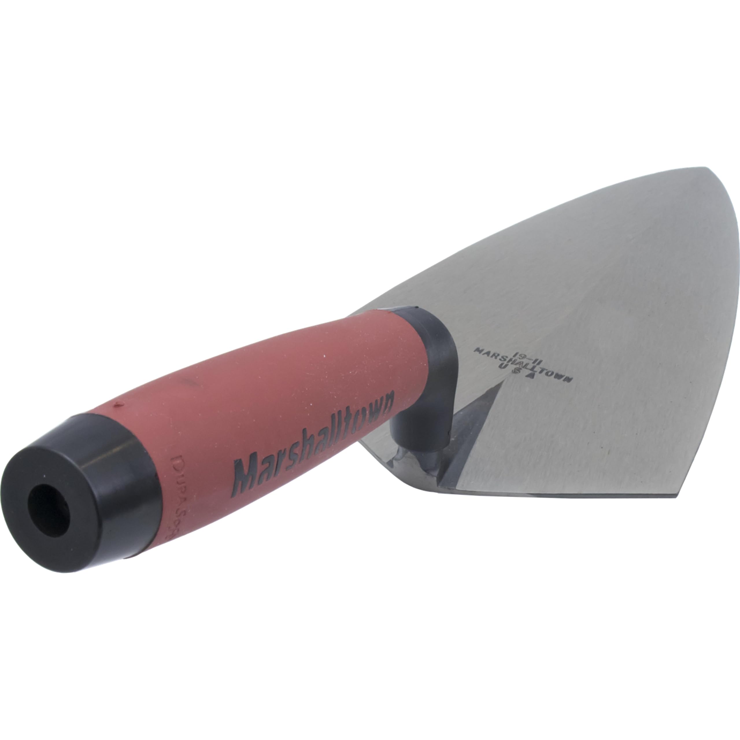 Marshalltown Maurerkelle Philadelphia Style mit Durasoft Griff aus Carbonstahl, Maße: 279x140 mm
