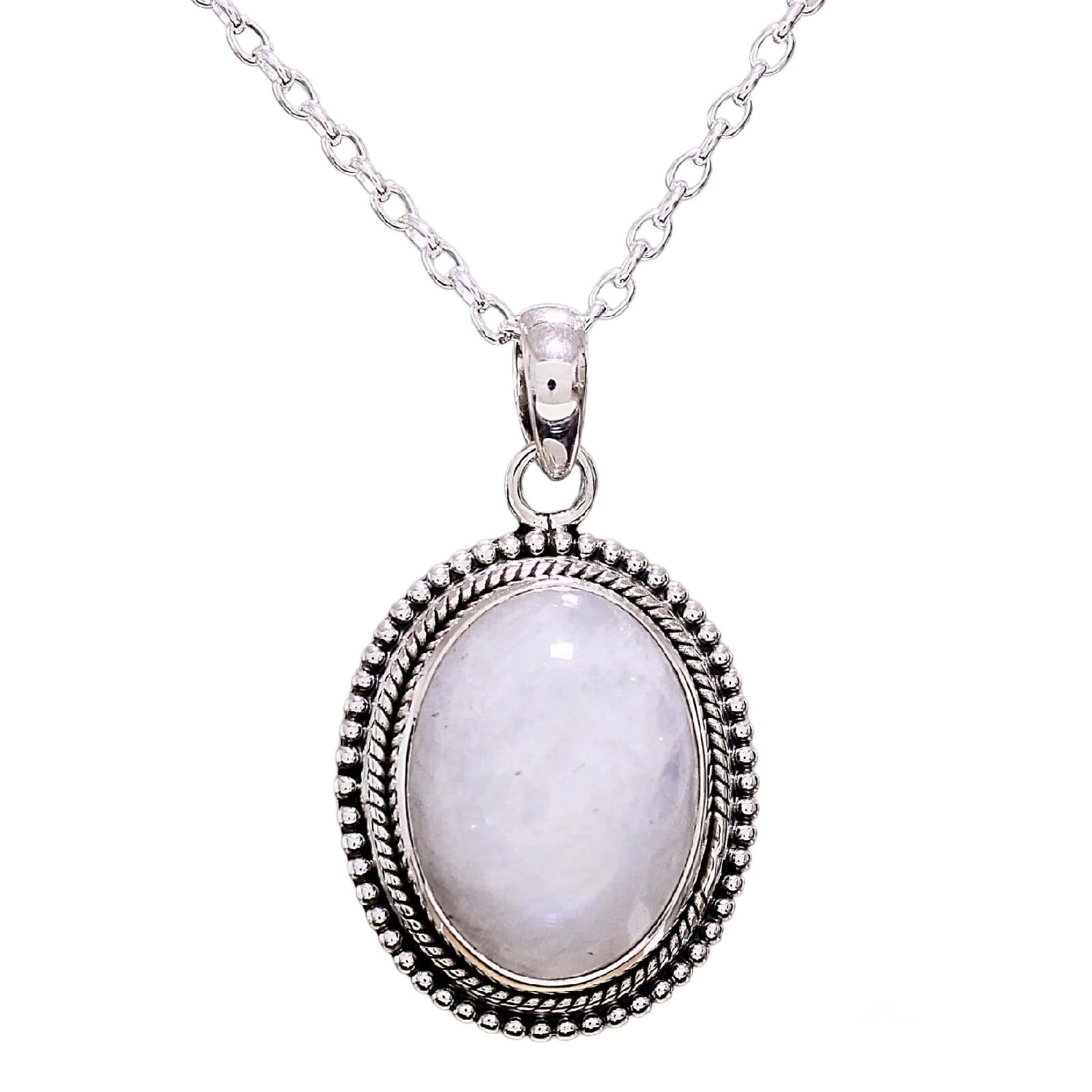 rebuy Rainbow Moonstone Pendant Gemstone Pendant for Men and Women-picture-16