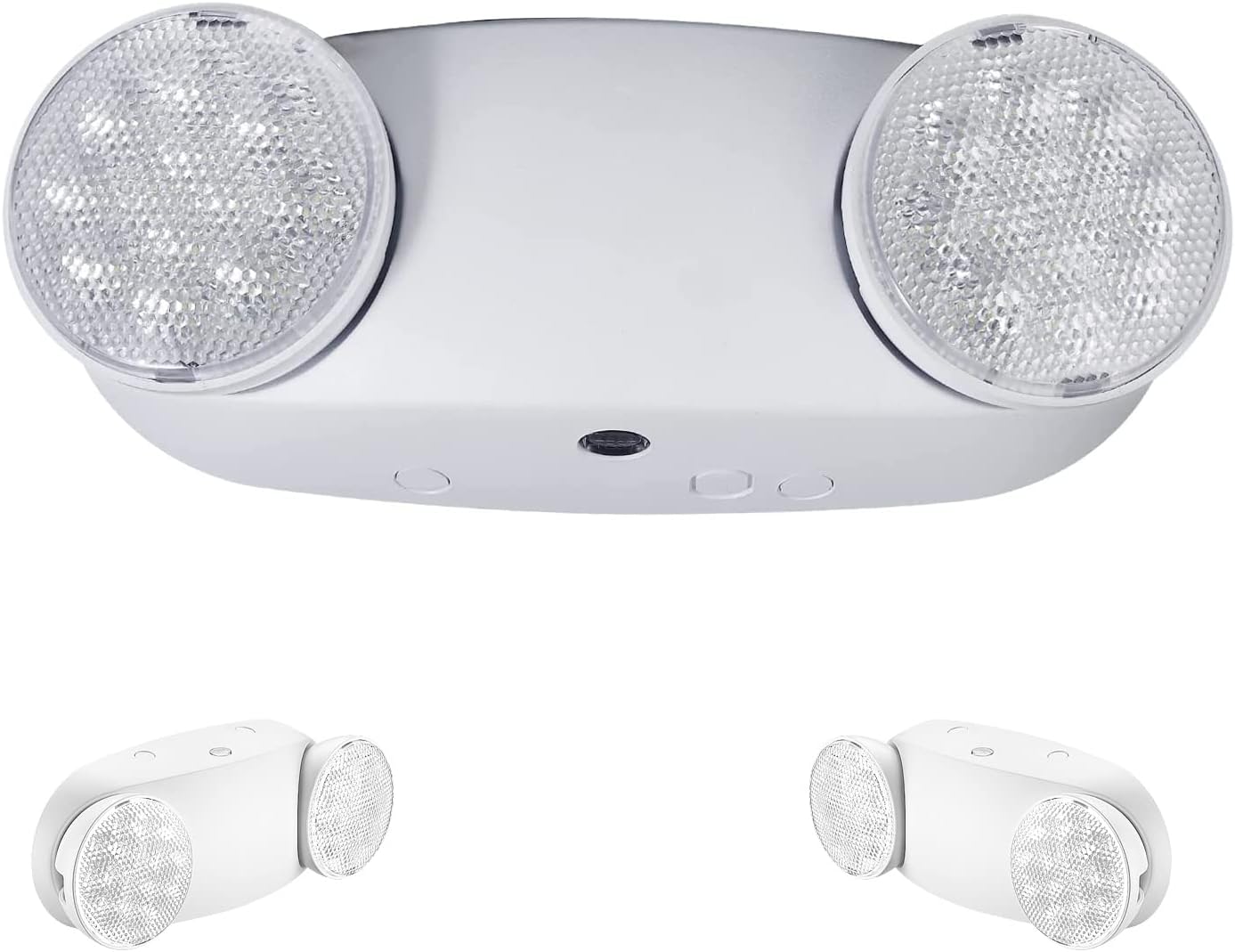 Acrebow Emergency Light White, Commercial Emergency Light with Battery