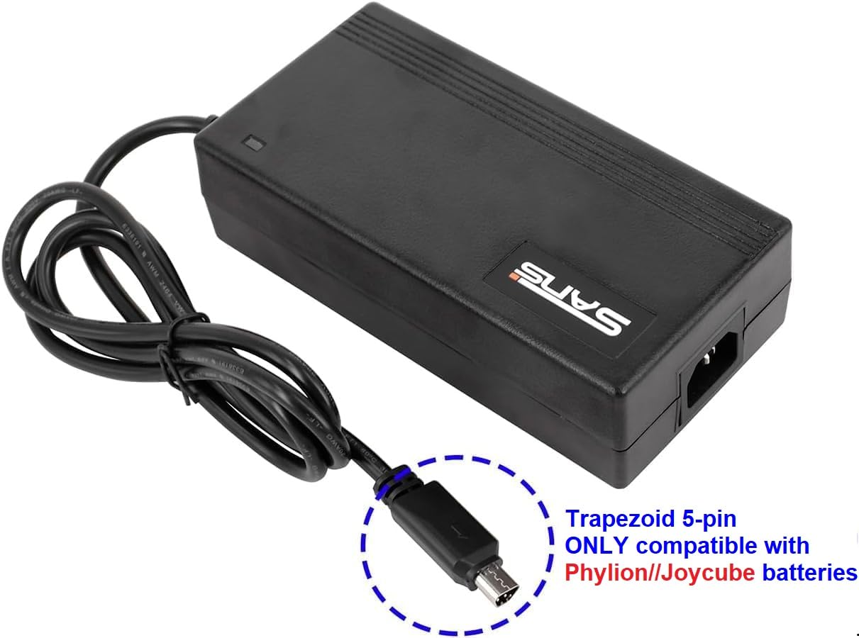 PowerSmart® Chargeur 2 A pour batteries Phylion 48 V Fischer E-MTB EM 1724.1, E-MTB EM 1726.1, E-MTB MONTIS 2.0
