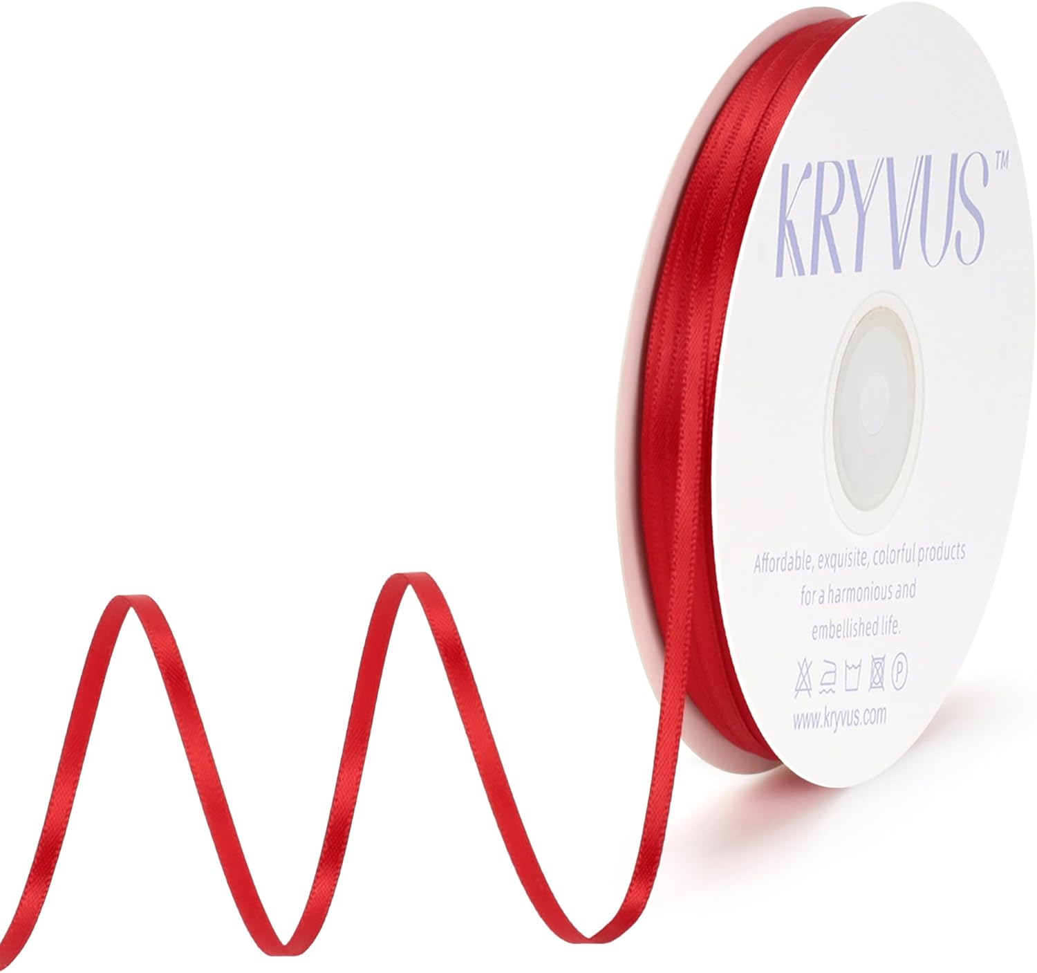 1/8" Red Satin Ribbon